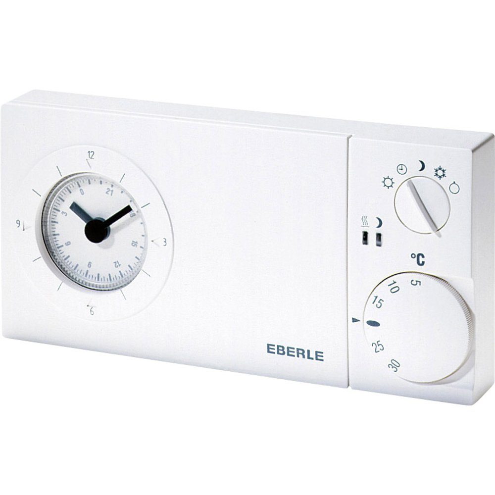 Eberle Raumthermostat Eberle 517 2702 51 100 Easy 3 SW Raumthermostat Aufputz Wochenprogramm