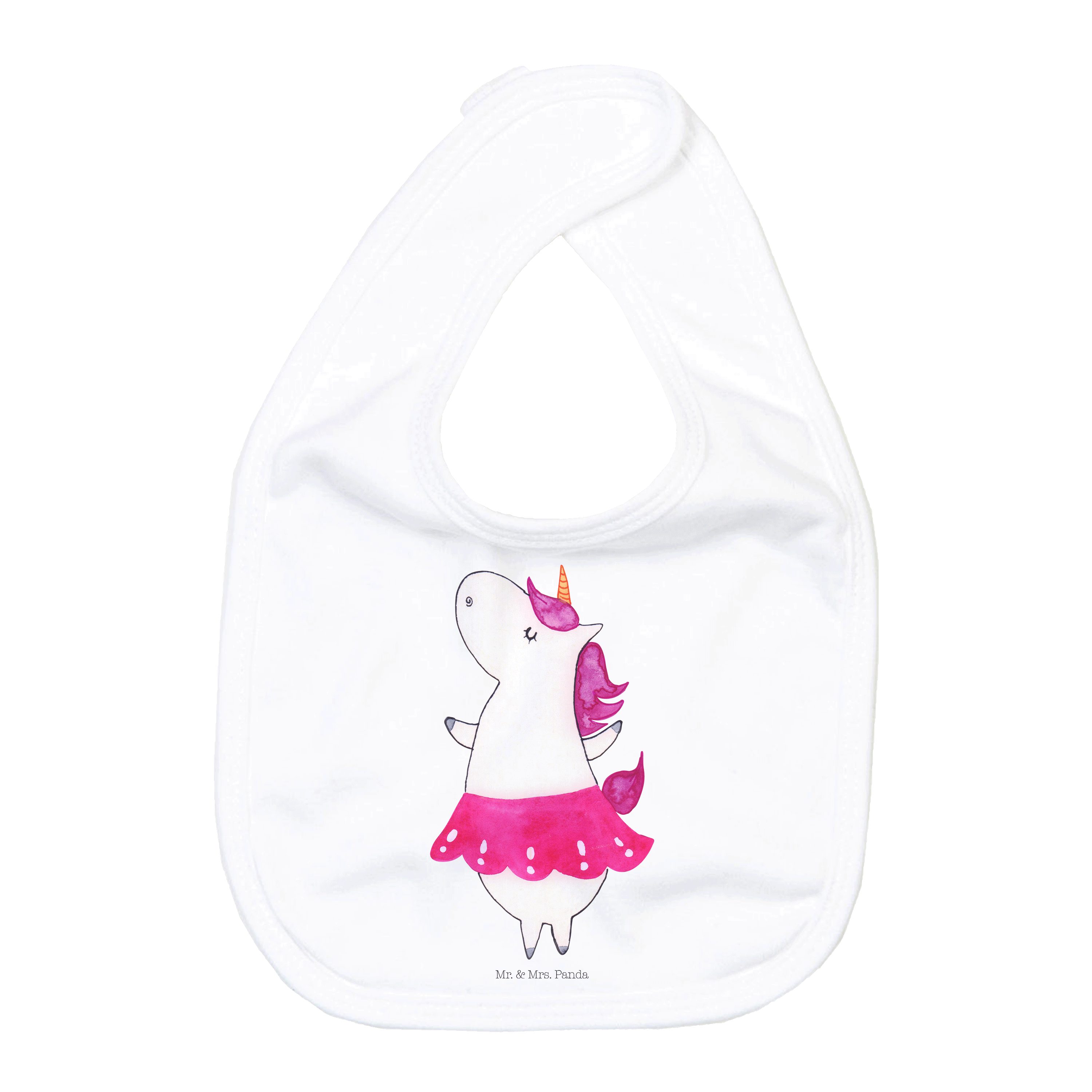 Tragetuch Einhorn Ballerina - Weiß - Geschenk, Einhörner, Tänzerin, Unicorn, Ge