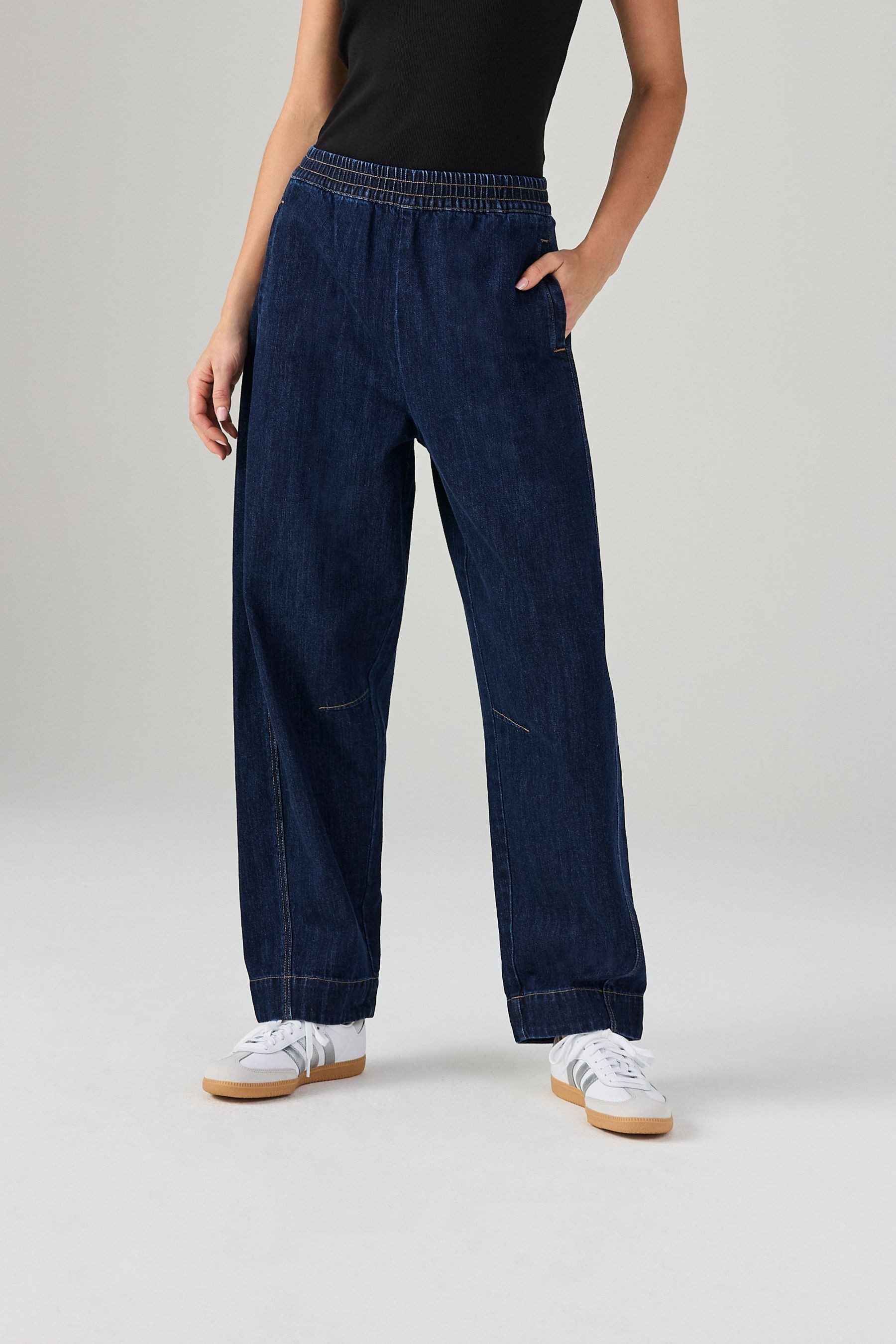 Next Weite Jeans Schlupfjeans mit Barrel-Bein (1-tlg) – Bild 5 von 5