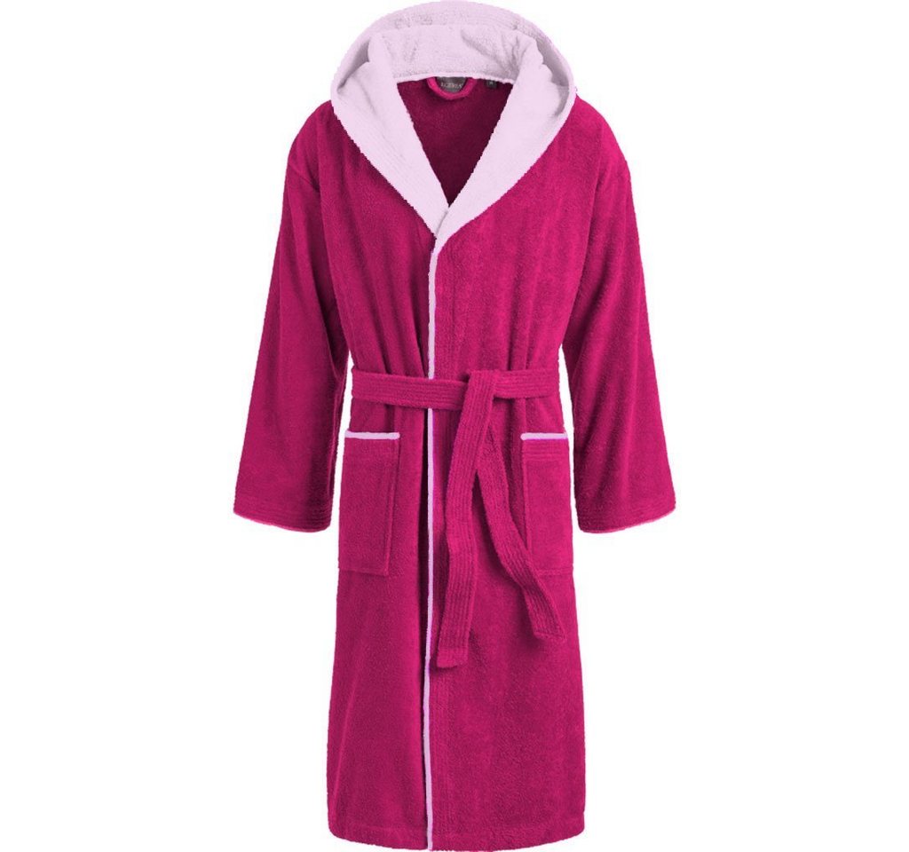 Egeria Unisex-Bademantel CAIRO Sonderedition, Pull-on, farblich abgesetzte Kapuze
