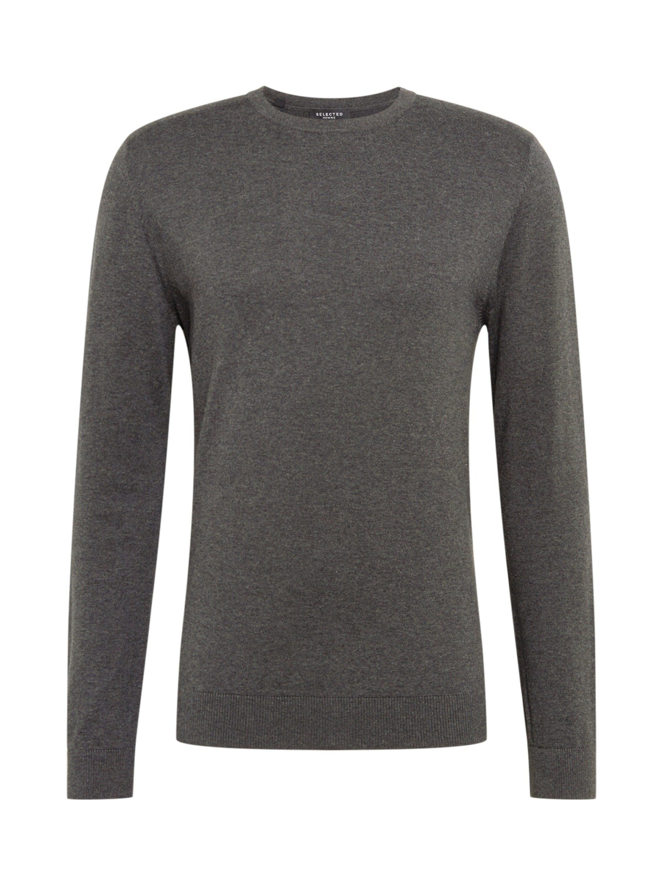 SELECTED HOMME Strickpullover Einfarbiger Basic Rundhals günstig online kaufen