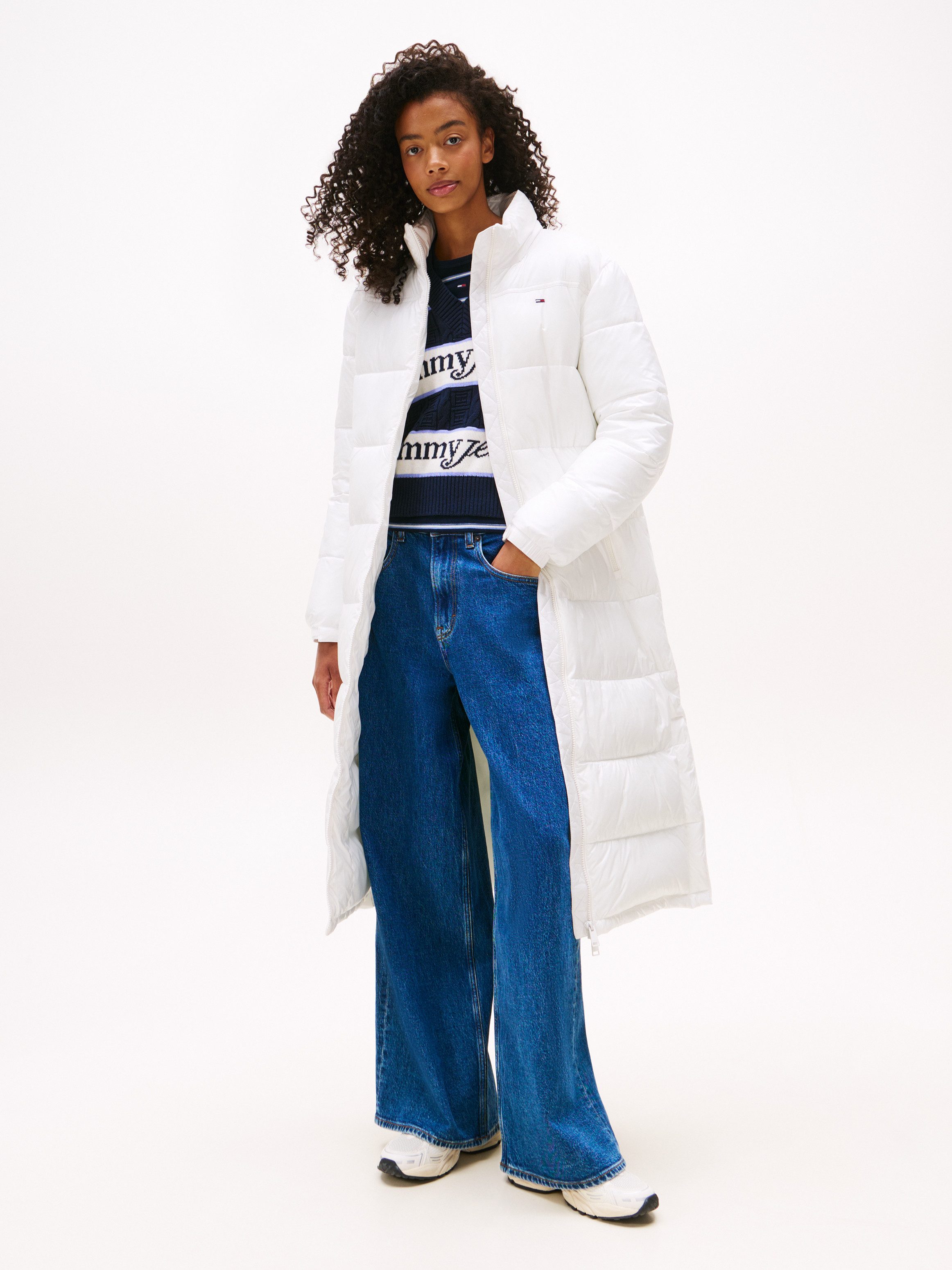 Tommy Jeans Steppmantel TJW MAXI PCKBL HOOD ESS PUFFER
