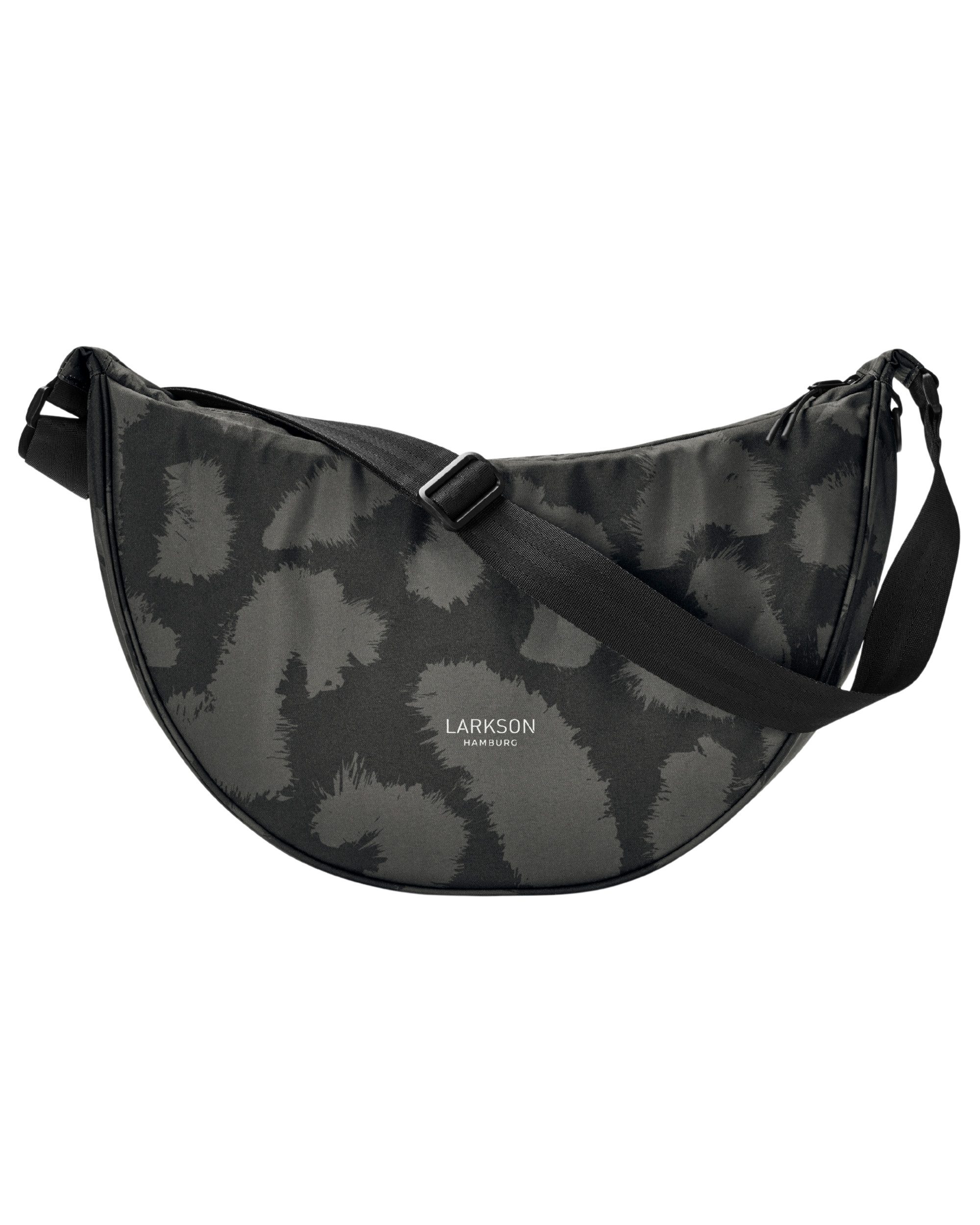 LARKSON Umhängetasche Solveig Large Halbmondtasche für Damen und Herren, Große Crossbody Bag in Halbmond Form