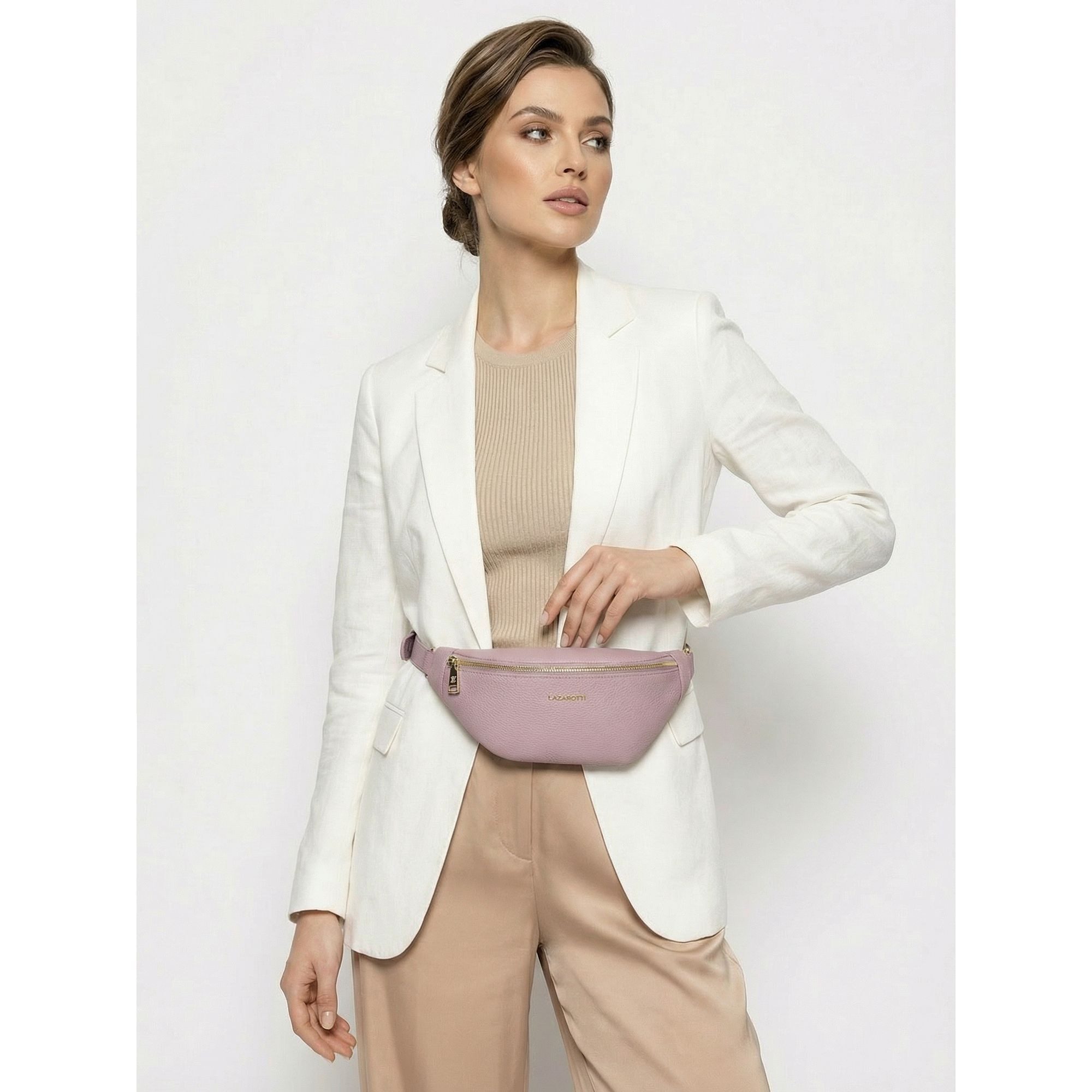 Lazarotti Gürteltasche Bologna Leather, Leder