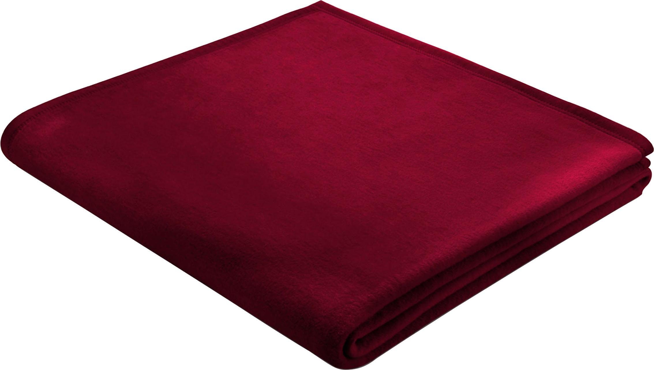 Wohndecke Squares, Biederlack, im Uni Design, Kuscheldecke. € 30,80