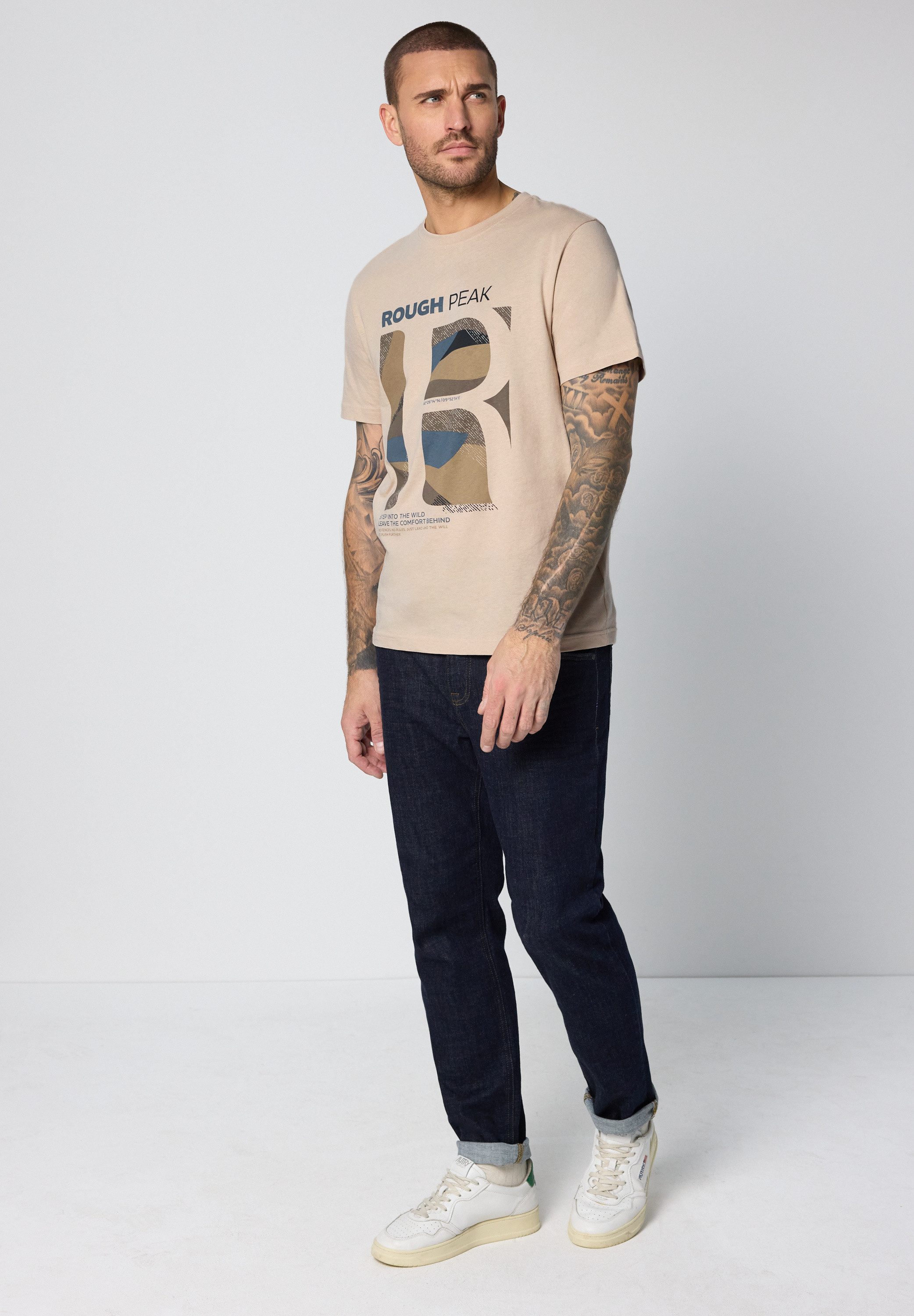 STREET ONE MEN T-Shirt aus reiner Baumwolle