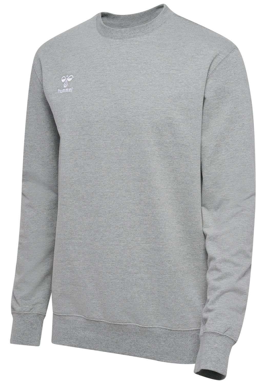 hummel Sweatshirt Regular Fit Sweatstoff Rundhalsausschnitt für Herren Bio-Baumwolle nachhaltig Regular fit Rundhals unifarben