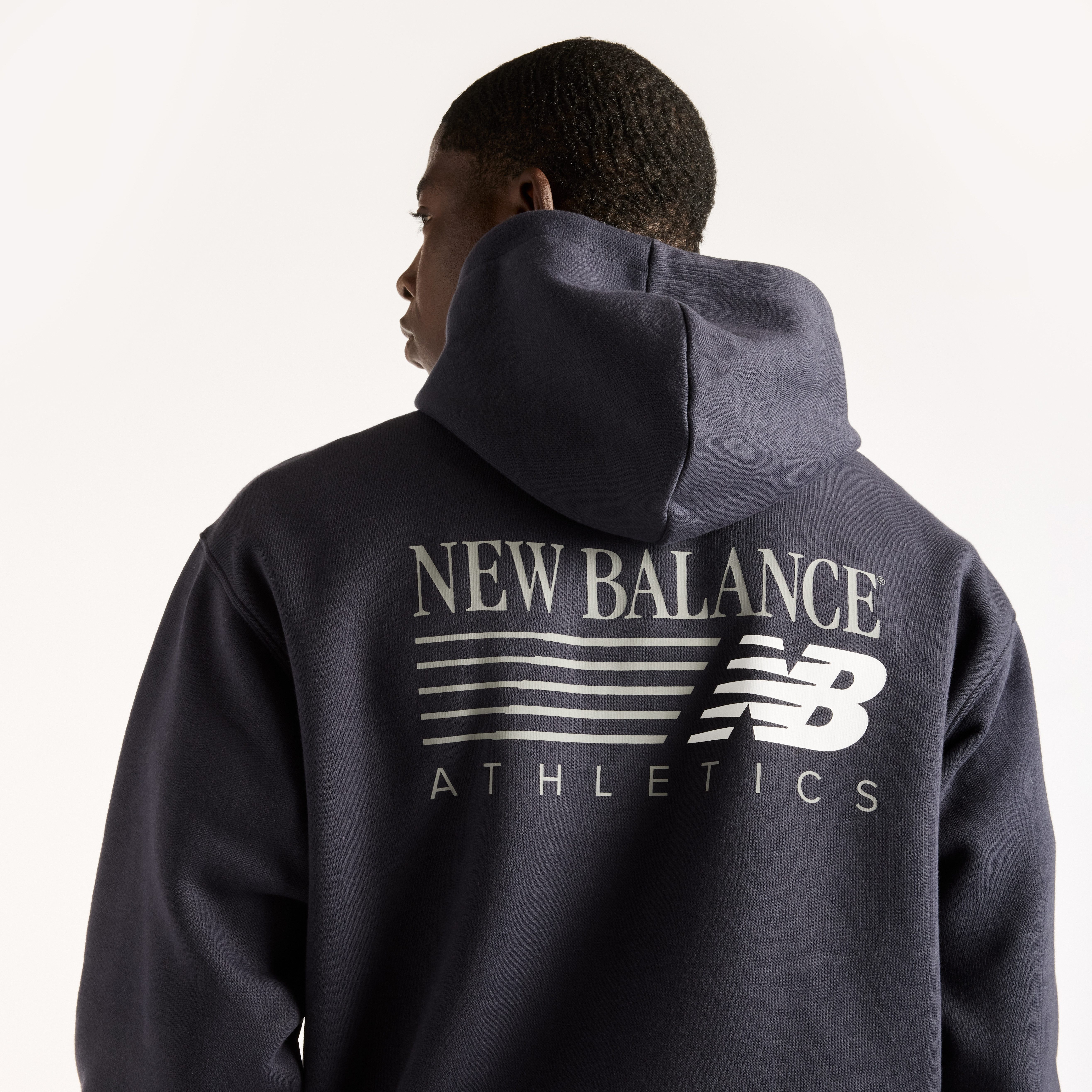 New Balance Kapuzensweatshirt REIMAGINED FLEECE HOODIE aus Baumwolle und Polyester, in den Größen S bis XXL