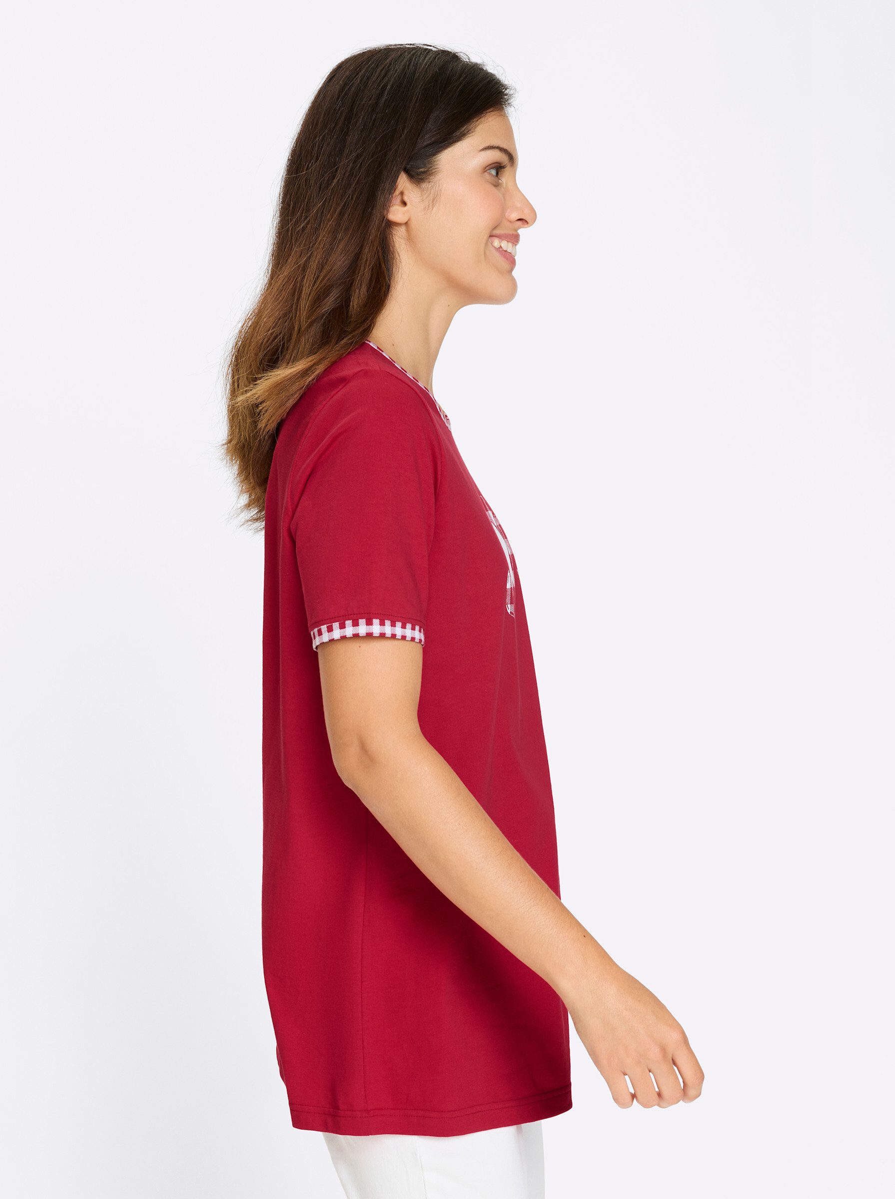 Sieh an! T-Shirt Longshirt Kurzarm – Bild 5 von 5