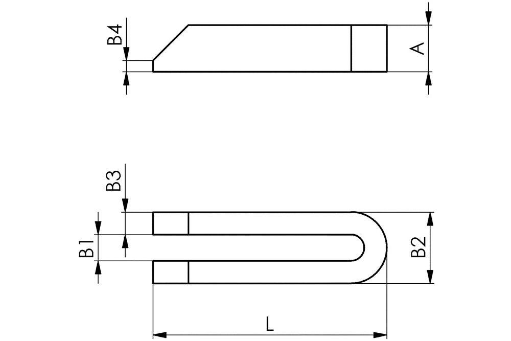 mm M24 Gabelspanneisen 6315B DIN 26 Schraubstock Schlitzbreite mm Länge 200 für Spannschraube AMF