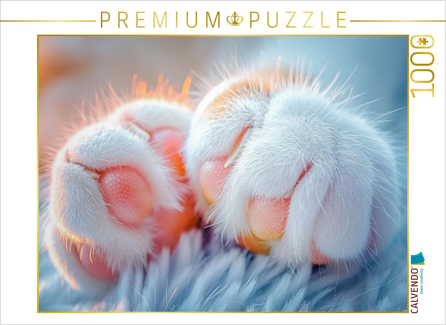 Puzzle CALVENDO Puzzle Ein Motiv aus dem Kalender Katzenpower, 1000 Teile Le