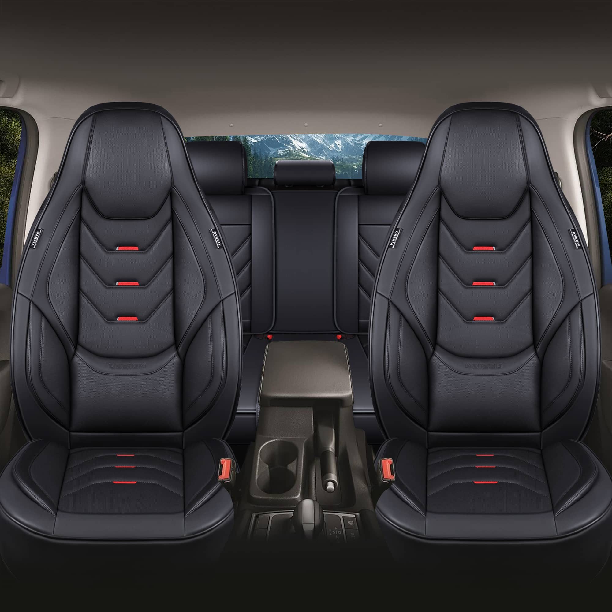 BREMER SITZBEZÜGE Autositzbezug für BMW 3er E90 & E91 Bj 2005-13 (FL1), Set, 2-tlg., Komplettset Vorne und Hinten, in Schwarz