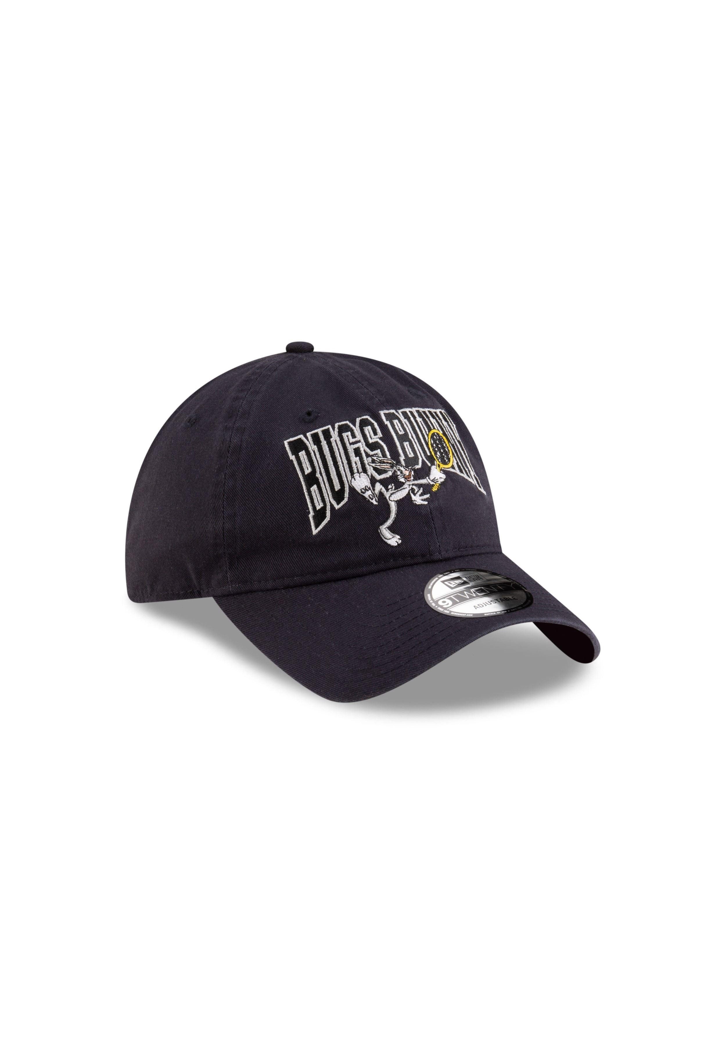 New Era Baseball Cap Bugs Bunny Looney Tunes WB Washed Marineblau Verstellbare 9Twenty Cap (1-St)