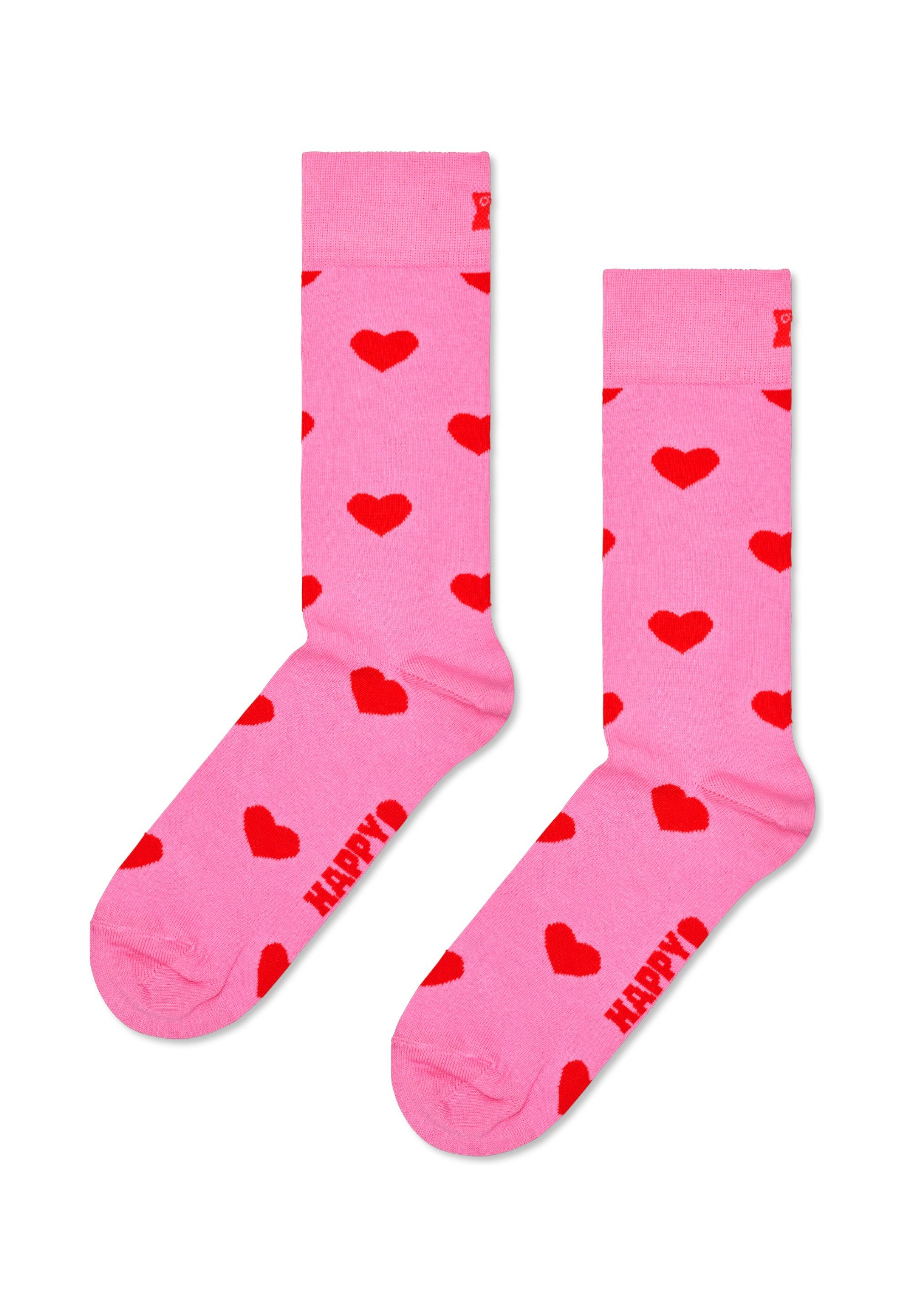 Happy Socks Basicsocken 3-Pack Heart Socks Verstärkte Ferse, besserer Halt günstig online kaufen