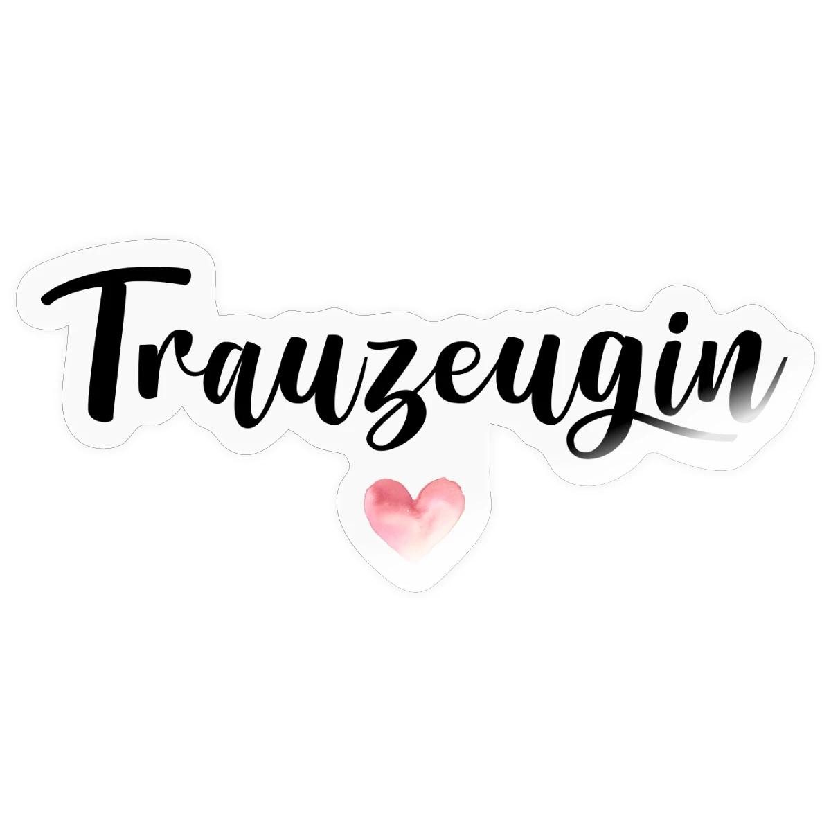 Spreadshirt Aufkleber JGA Frauen, Trauzeugin Sticker Aufkleber