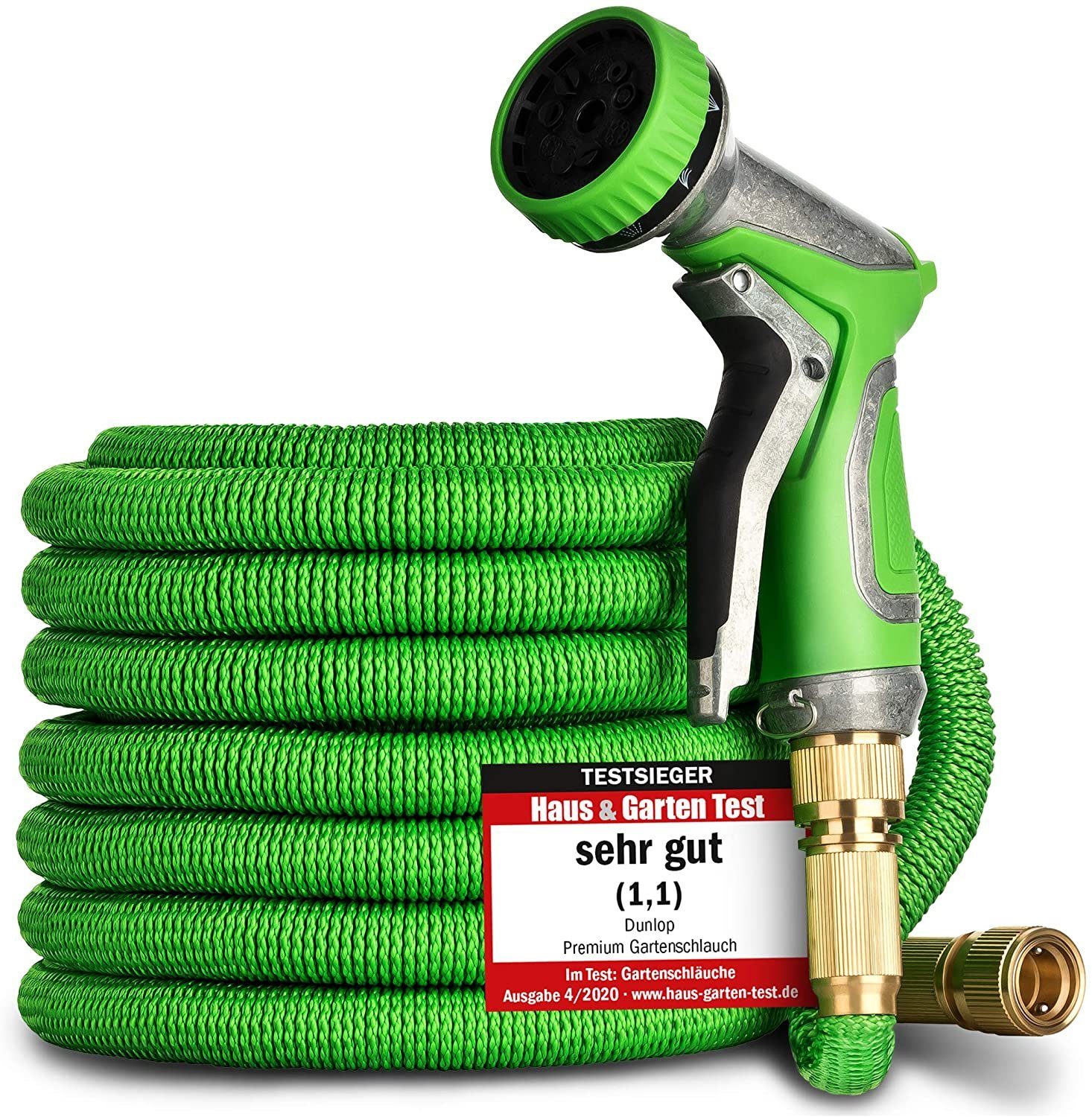 Dunlop Gartenschlauch DUNLOP Gartenschlauch flexibel dehnbarer