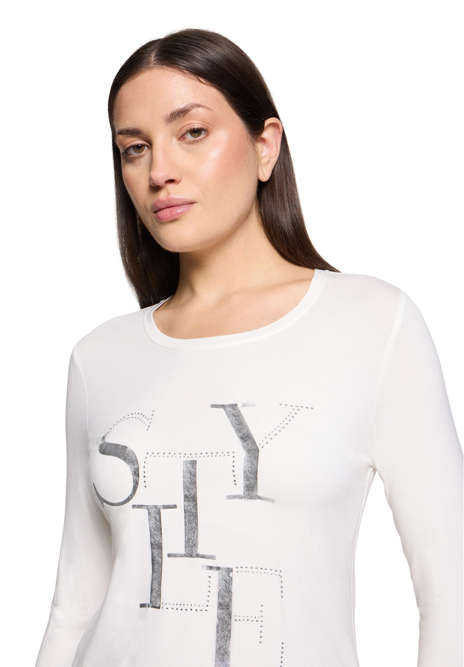 Betty Barclay 3/4-Arm-Shirt Damen mit Placement (1-tlg)