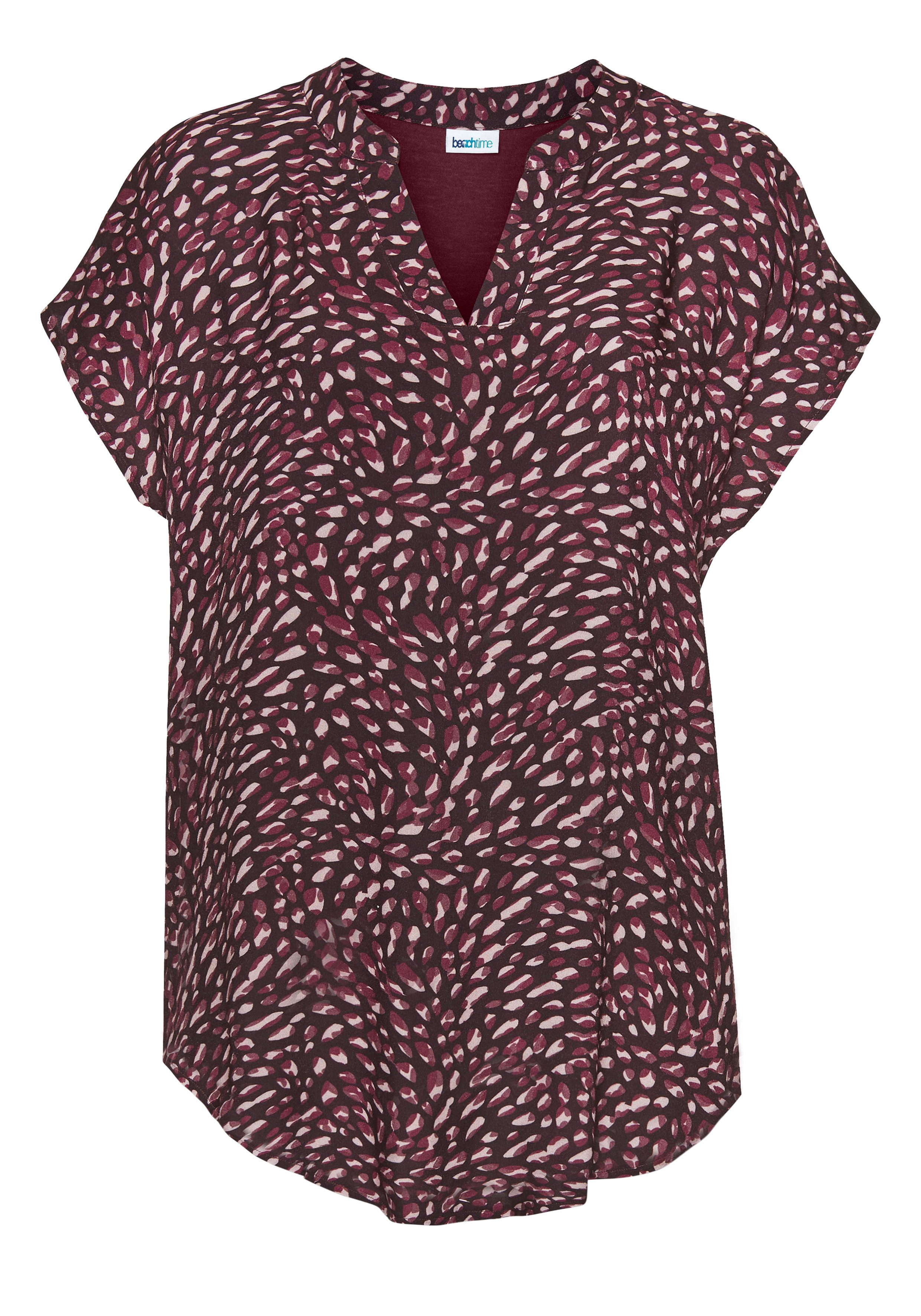 Beachtime Longshirt aus Materialmix. € 34,99