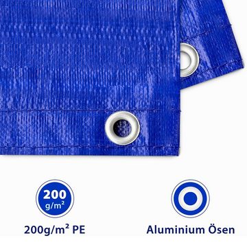 Sekey Pool-Abdeckplane 200g/m² PE Aufblasbare Poolabdeckung Rund Pool Abdeckplanen Rundbecken, in verschiedenen Größen und Farben