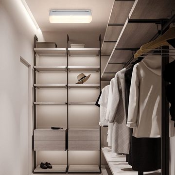 ZMH LED Deckenleuchte Modern Deckenlampe Tageslicht weiß Augenschutz für Schlafzimmer Flur, Einfache Installation, LED fest integriert, Tageslichtweiß, 18W Flurlampe, 4000K, für Keller Büro Garage