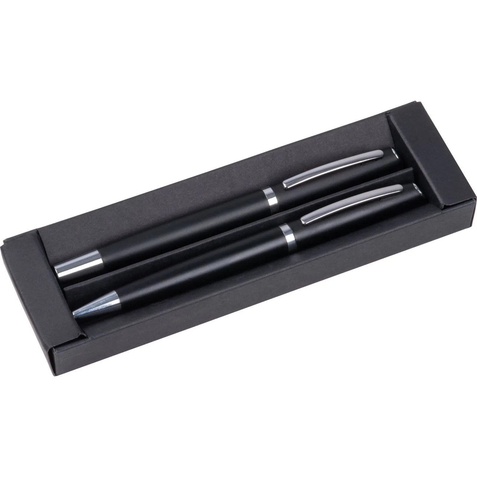 Easy Gifts Kugelschreiber Schreibset / mit Kugelschreiber und Rollerball / aus Metall