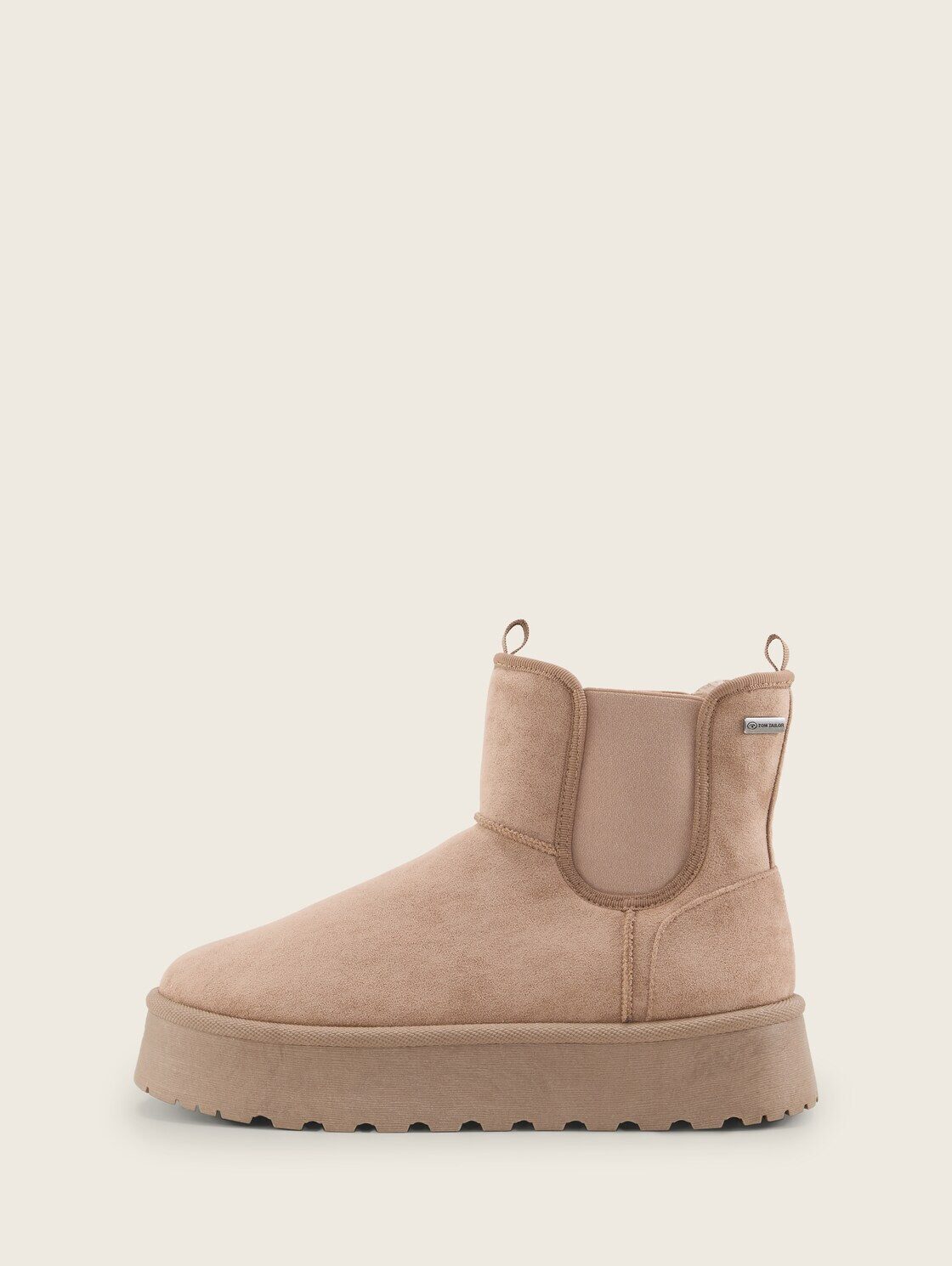 TOM TAILOR Shoes Licence Winterboots Gefütterte Schneestiefel mit Plateau-Sohle