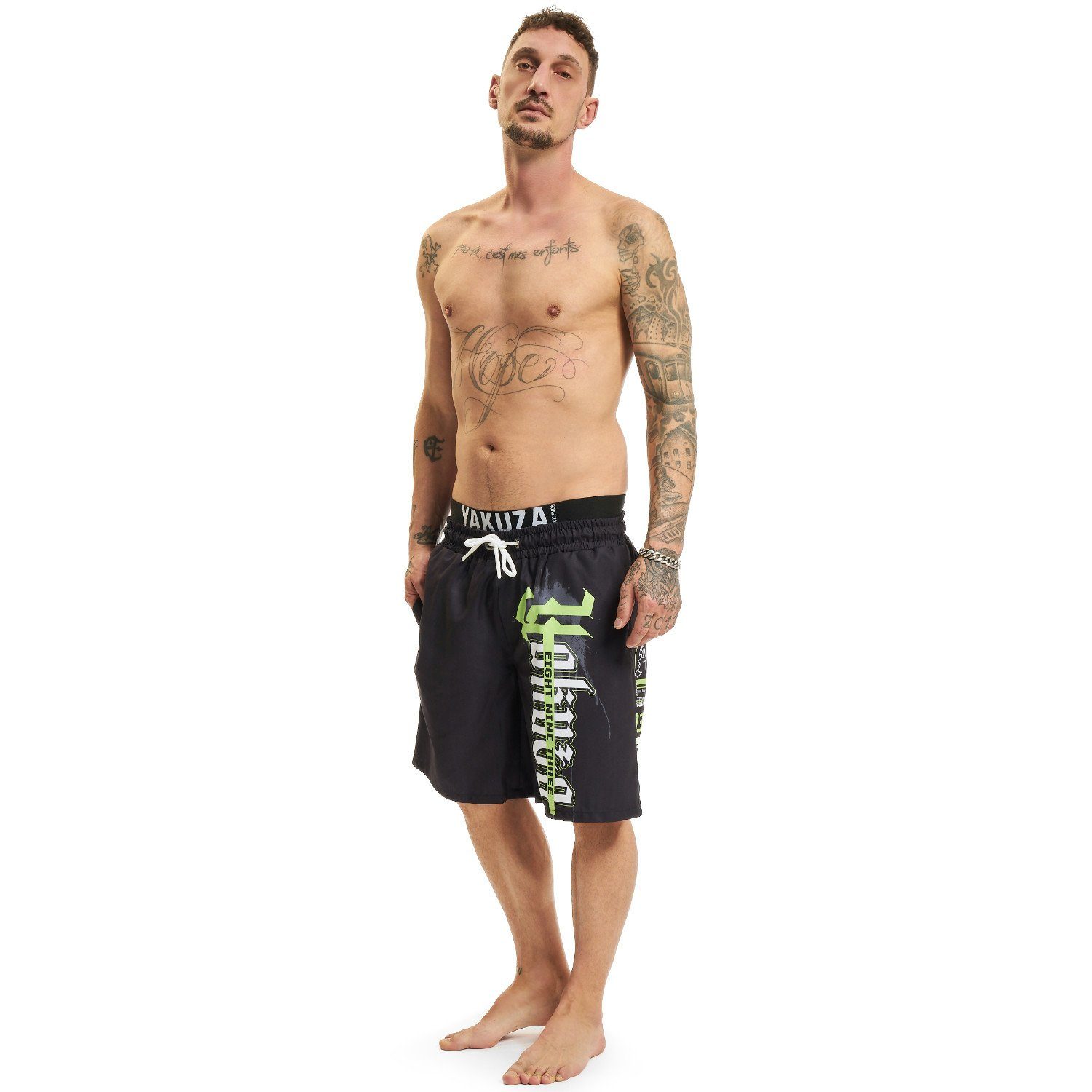 mit YAKUZA Doppelbund CA Boardshorts