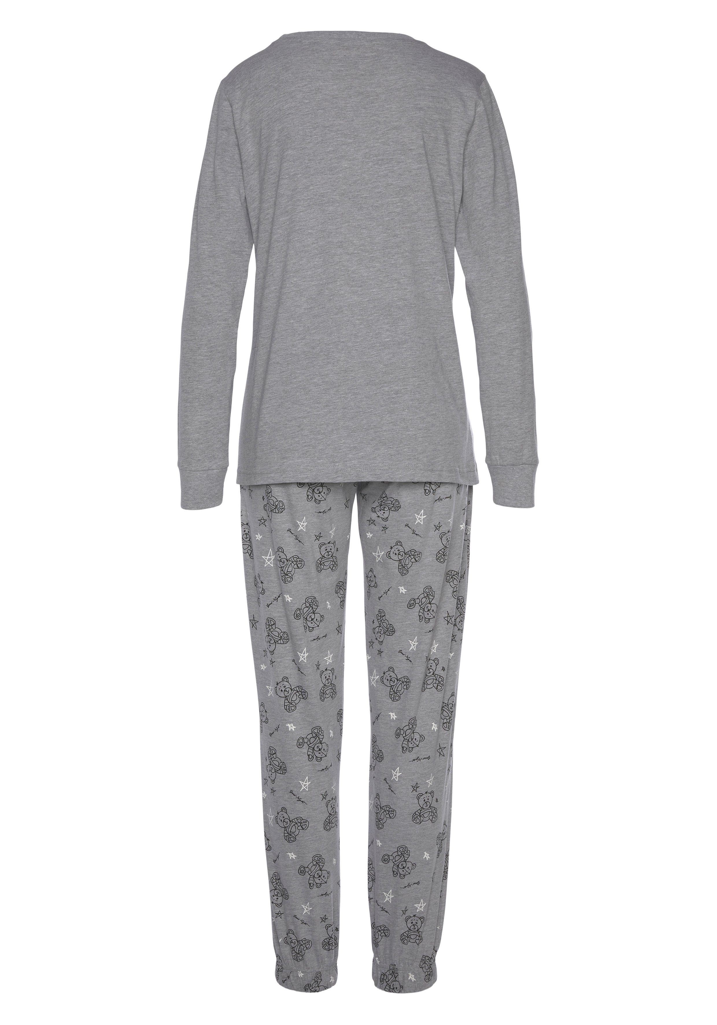 Vivance Dreams by Lascana Pyjama (Set, 2 tlg) mit süßem Bärchen-Druck – Bild 5 von 5