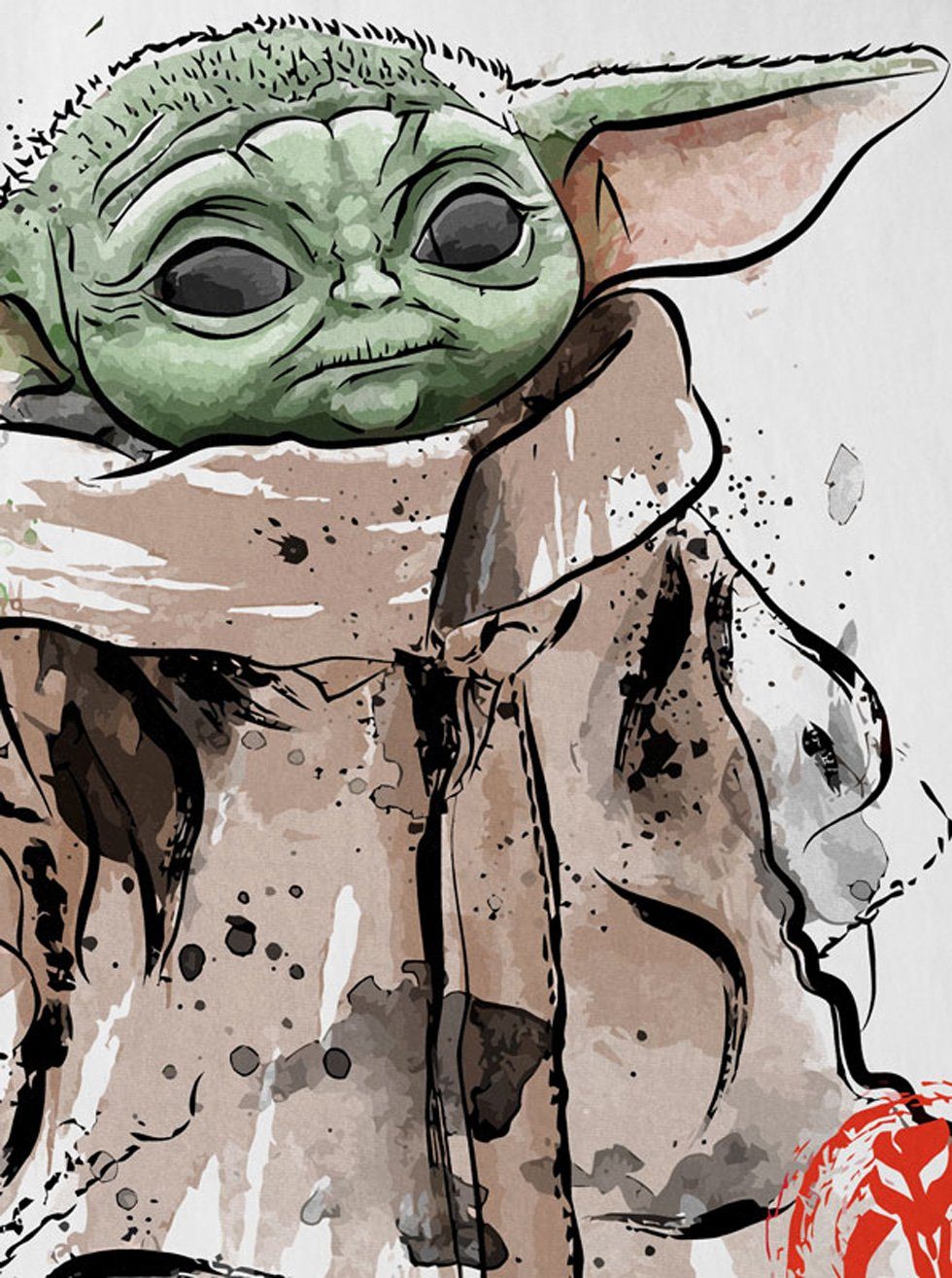 style3 T-Shirt Dagobah Baby yoda mando mandalorian star krieg wars der sterne