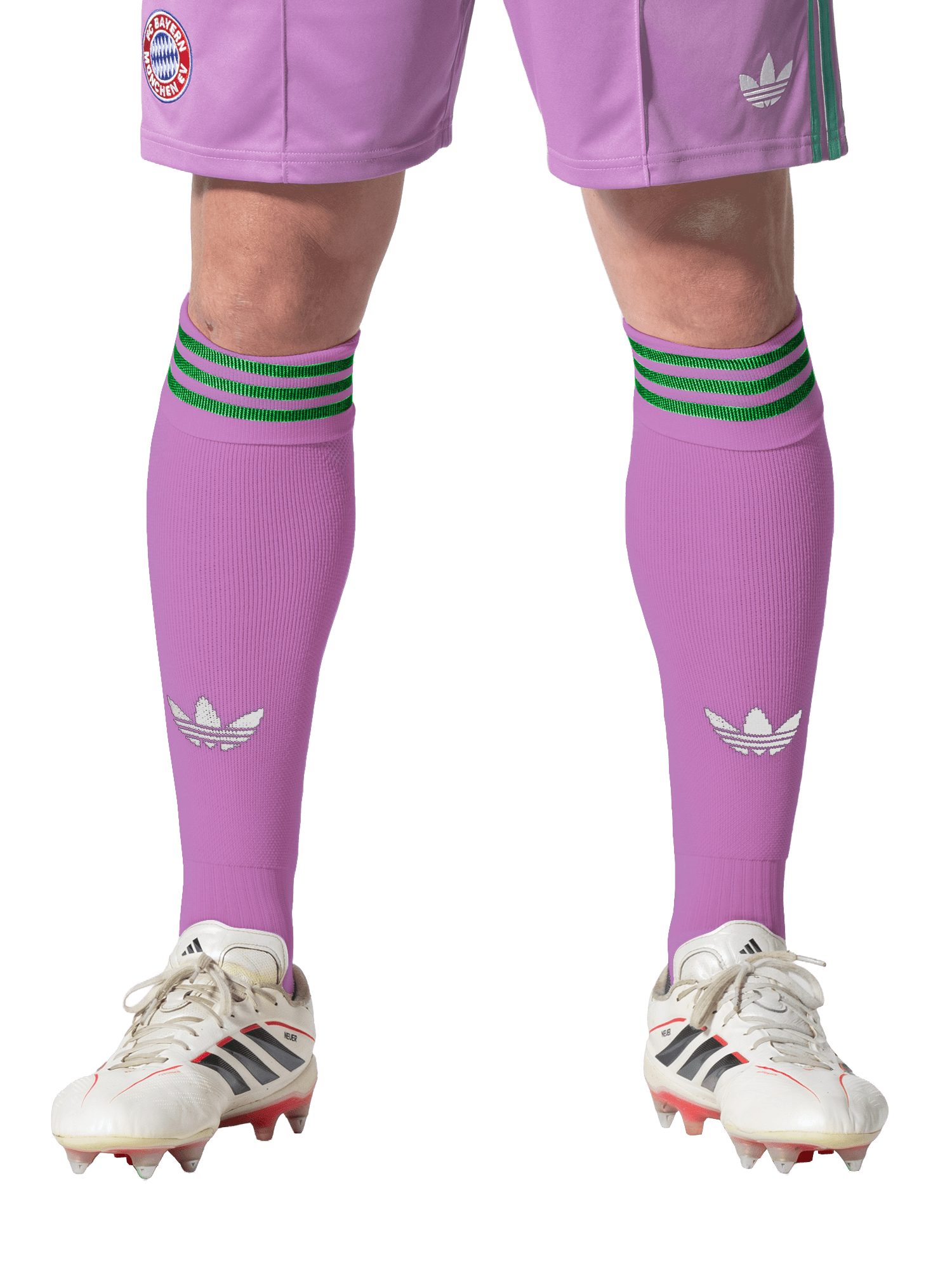 adidas Performance Socken FC Bayern München, Stutzen Torwart Away 26-27, Unisex, Lila