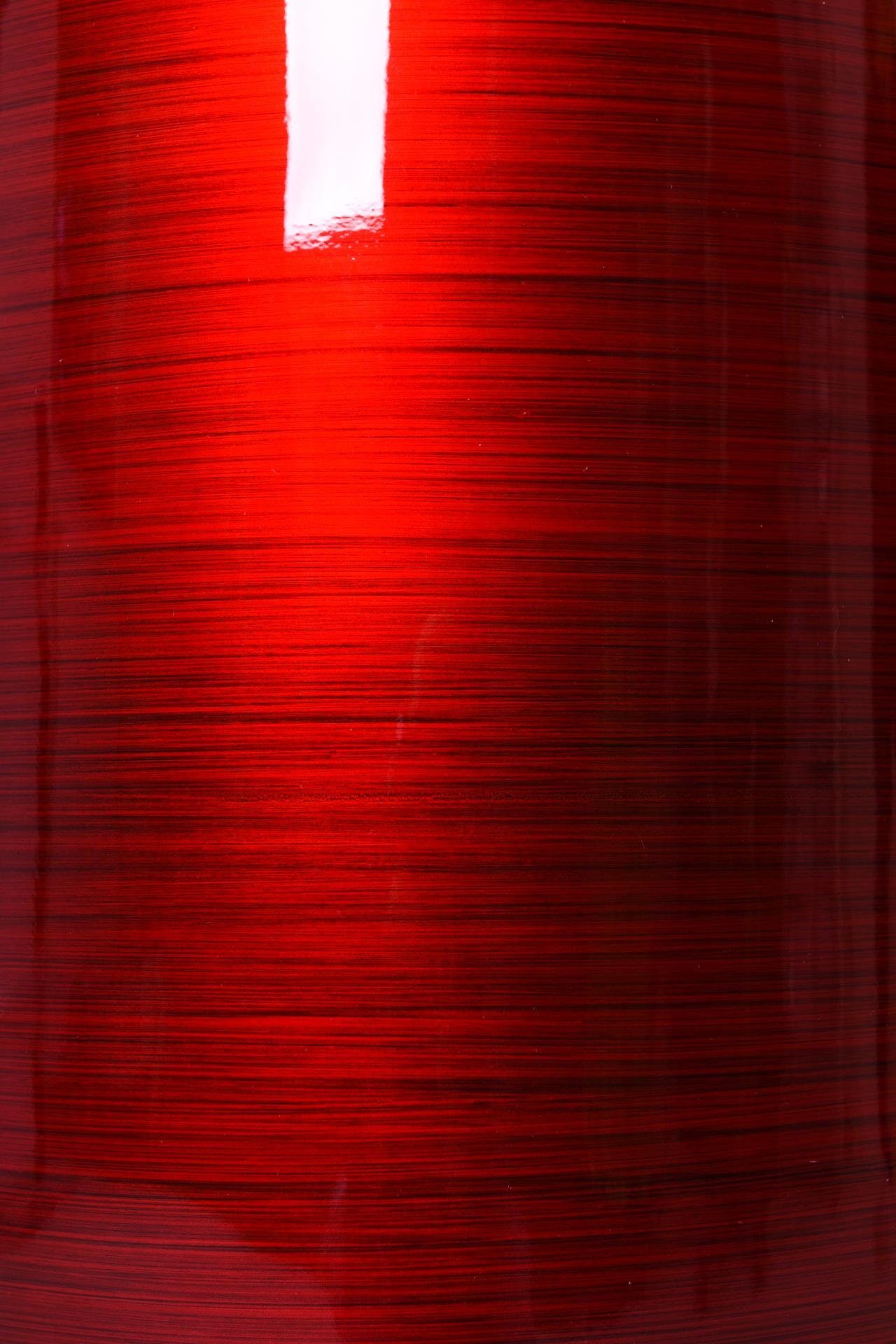 VIVANNO Pflanzkübel Pflanzkübel Blumenkübel exklusiv Hochglanz - Schwarz ASCONIA Rot