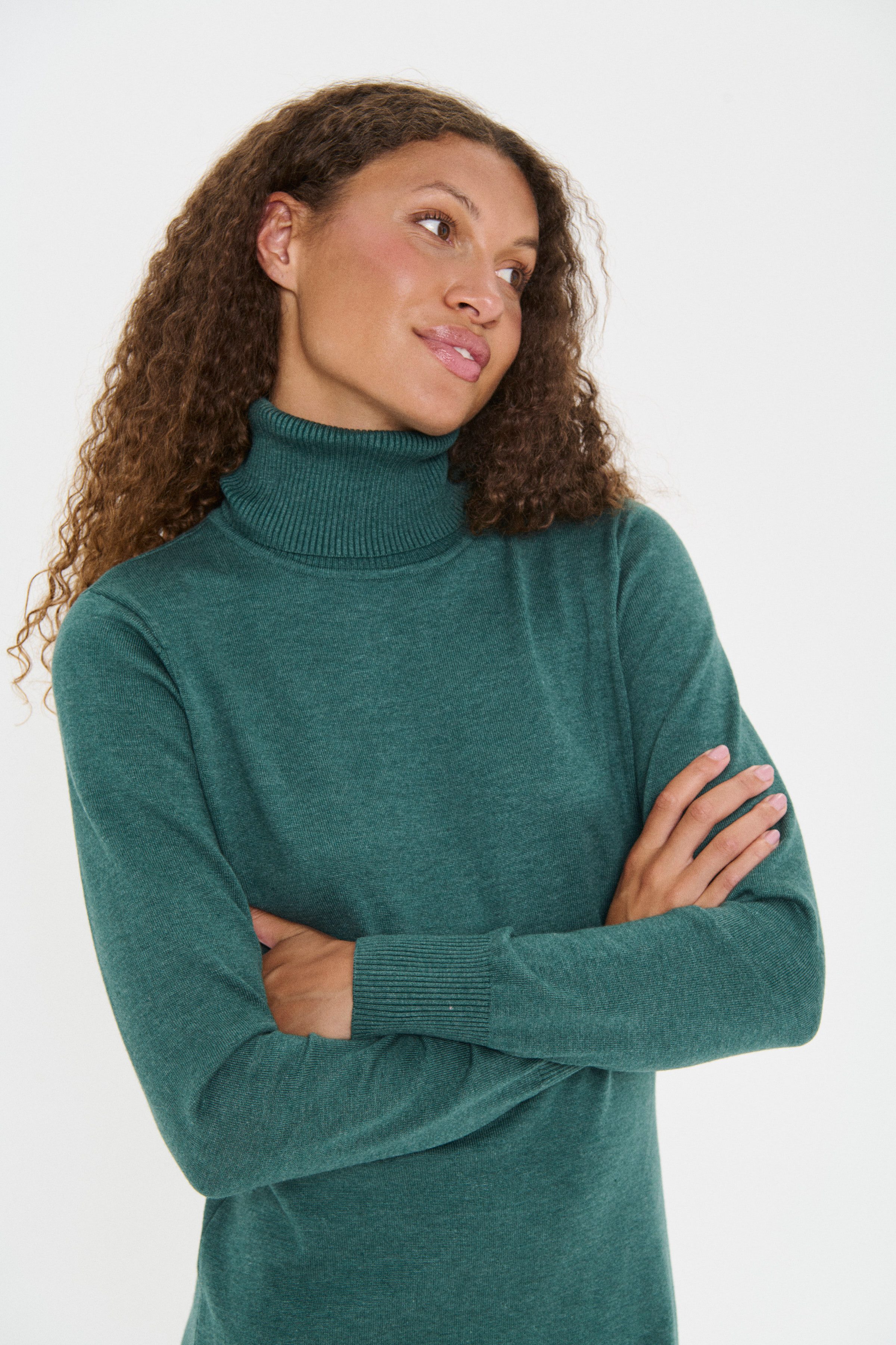 Saint Tropez Strickkleid U6801, MilaSZ Rollneck Dress Regular fit, Viskosemischung