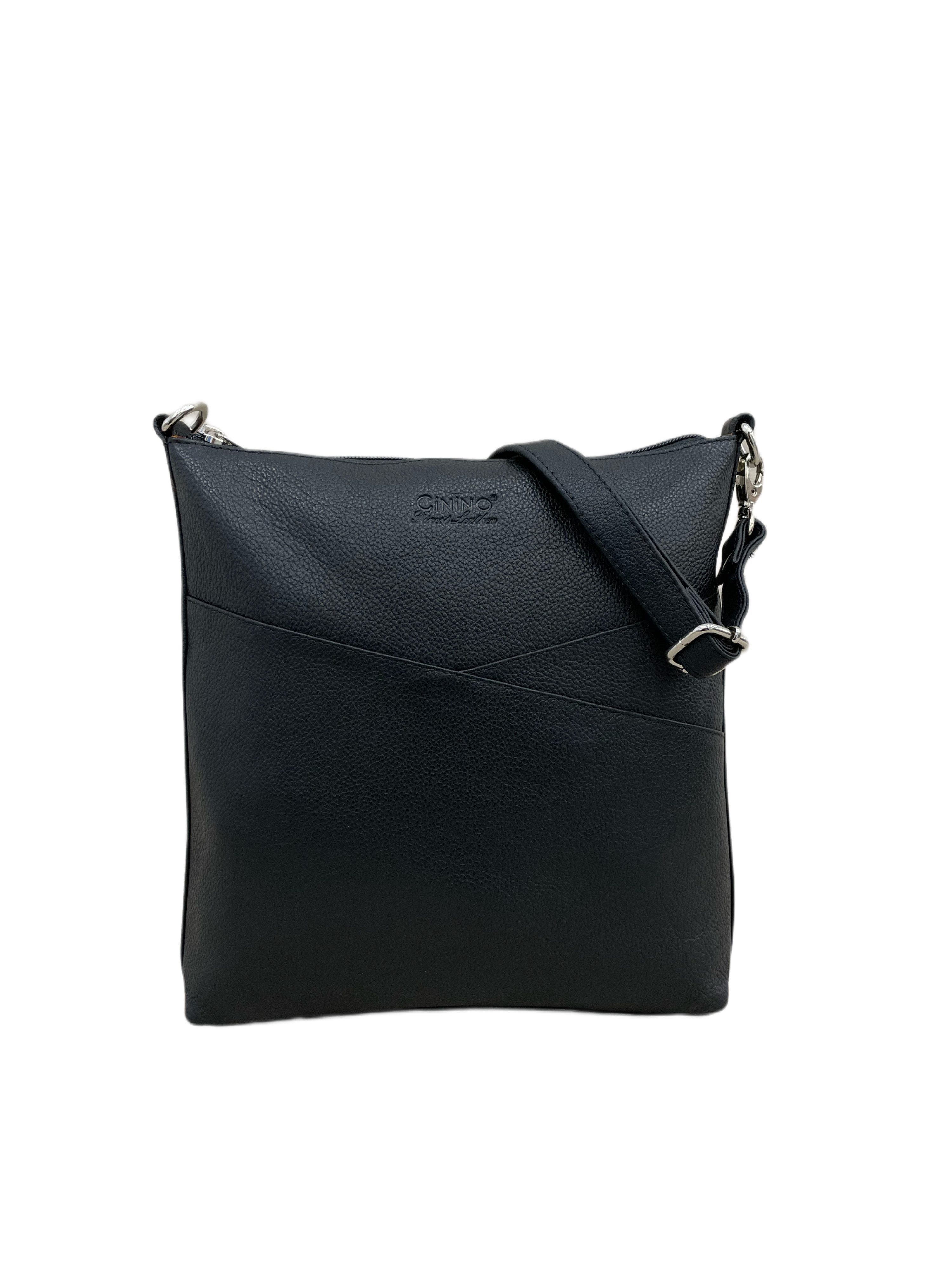 Cinino Handtasche C7024, Umhängetasche Ledertasche