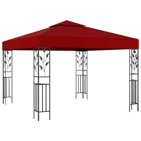 vidaXL Partyzelt Pavillon 3x3 m Weinrot