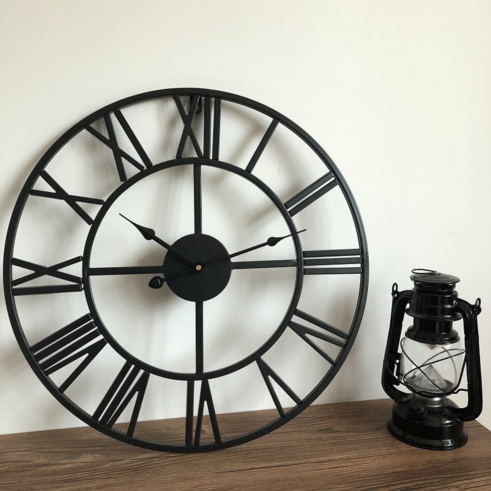 MODFU Wanduhr 50 cm Metall Uhren günstig online kaufen