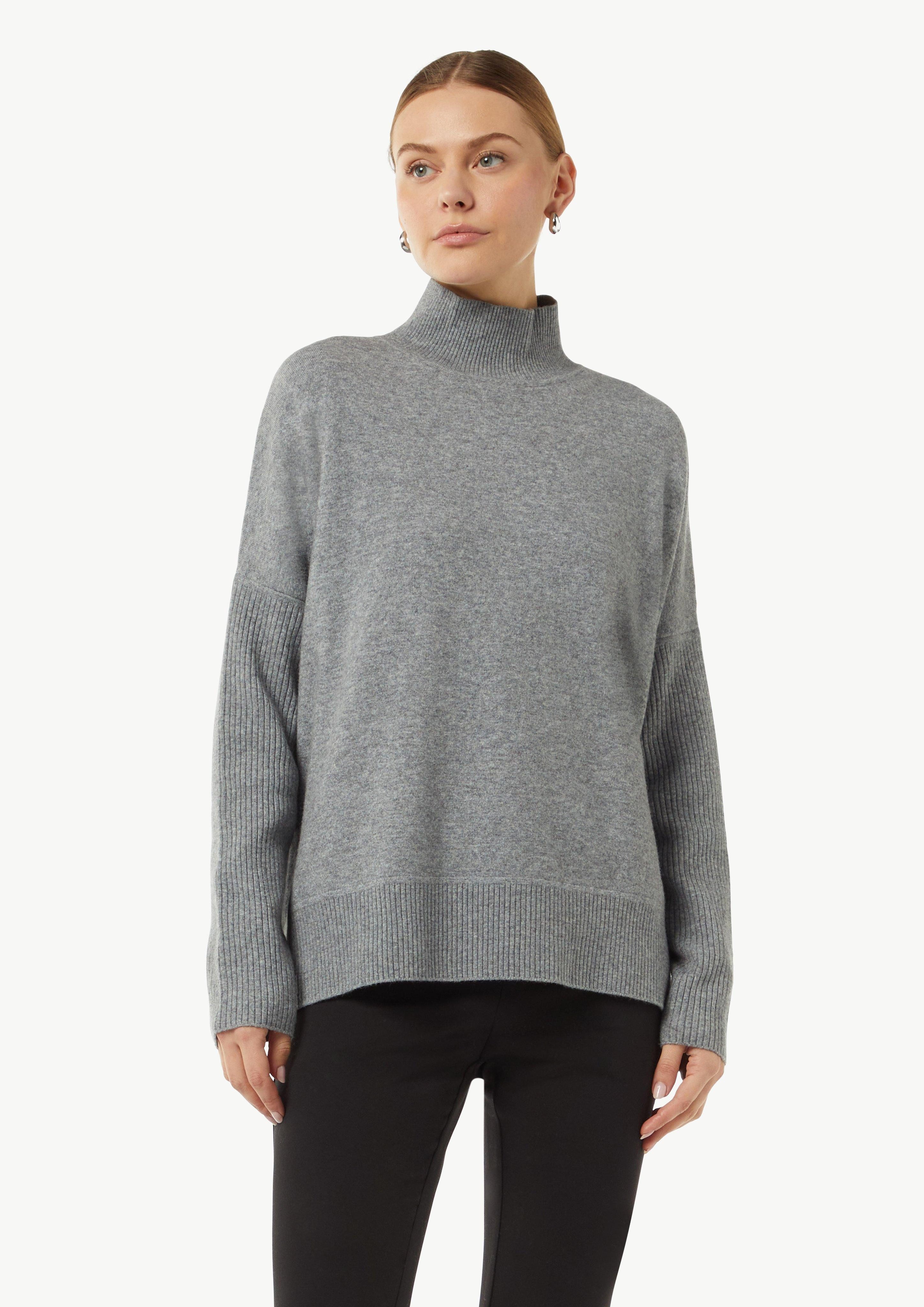 comma casual identity Langarmshirt Strickpullover mit günstig online kaufen