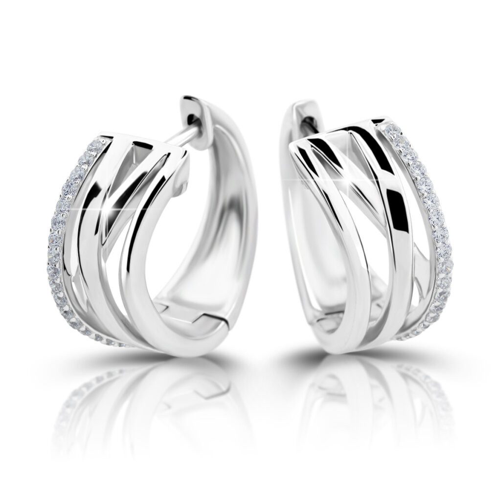 Modesi Ohrring-Set Charming silver round earrings M23077