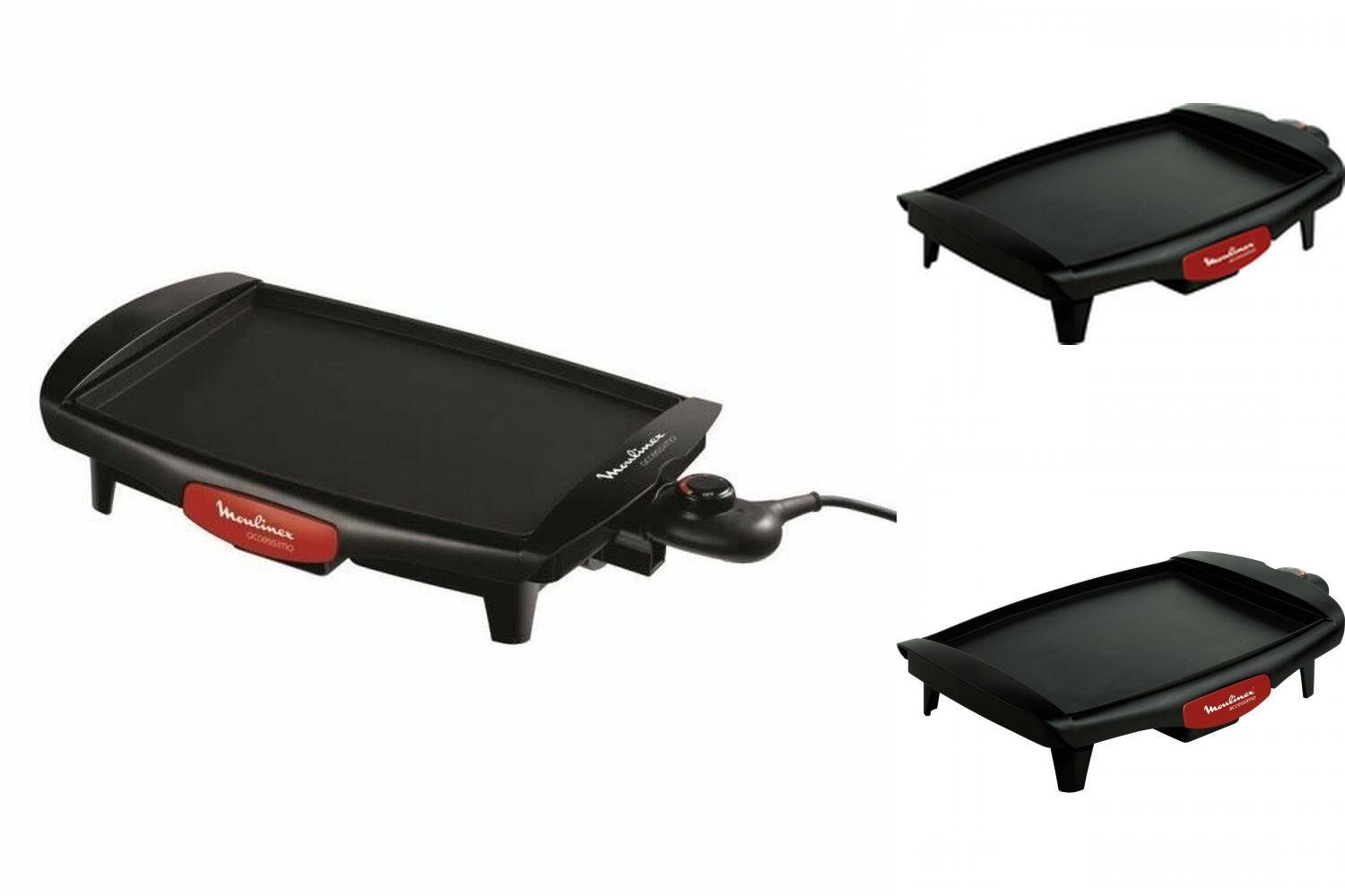 Moulinex Raclette und Fondue-Set Grillplatte Moulinex CB560811 Rot Schwarz 1800 W