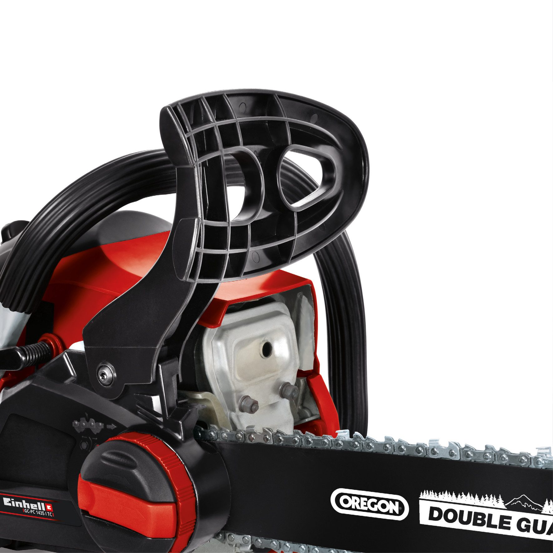 Einhell Benzin-Kettensäge GC-PC 1435 I TC Kit, 35 cm Schwertlänge, inkl. Benzin-/Öl-Mischflasche und Schwertschutz-Tasche