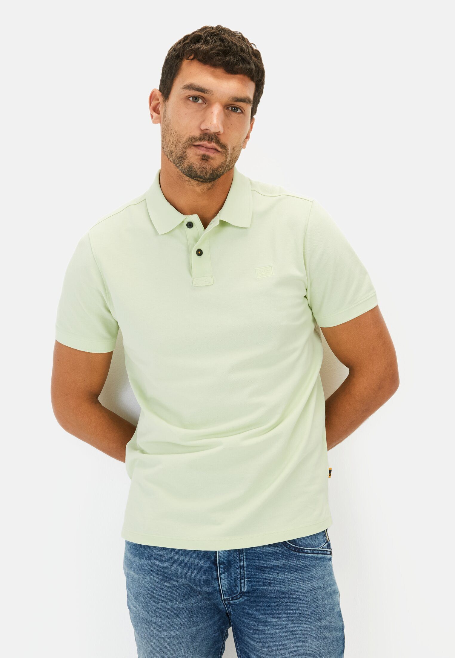 camel active Poloshirt mit Logo-Stickerei günstig online kaufen