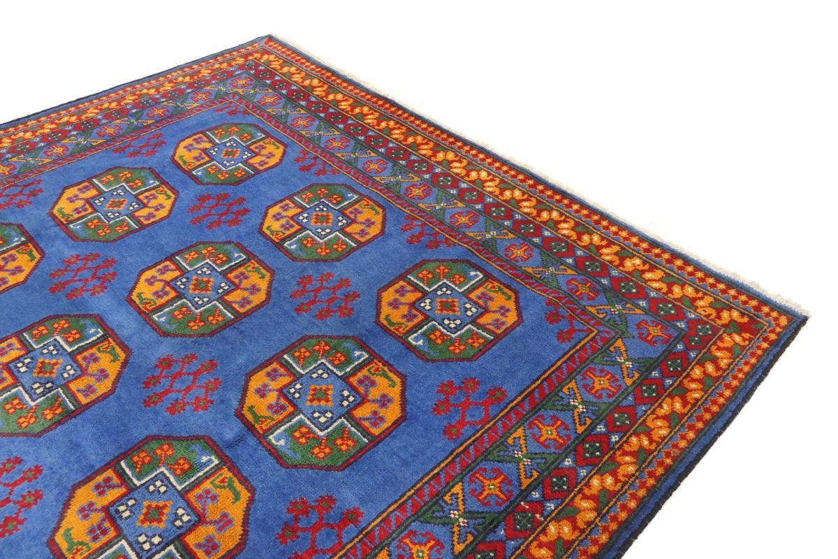 Trading, 192x306 Höhe: Orientteppich Afghan rechteckig, Handgeknüpfter 6 mm Akhche Orientteppich, Nain