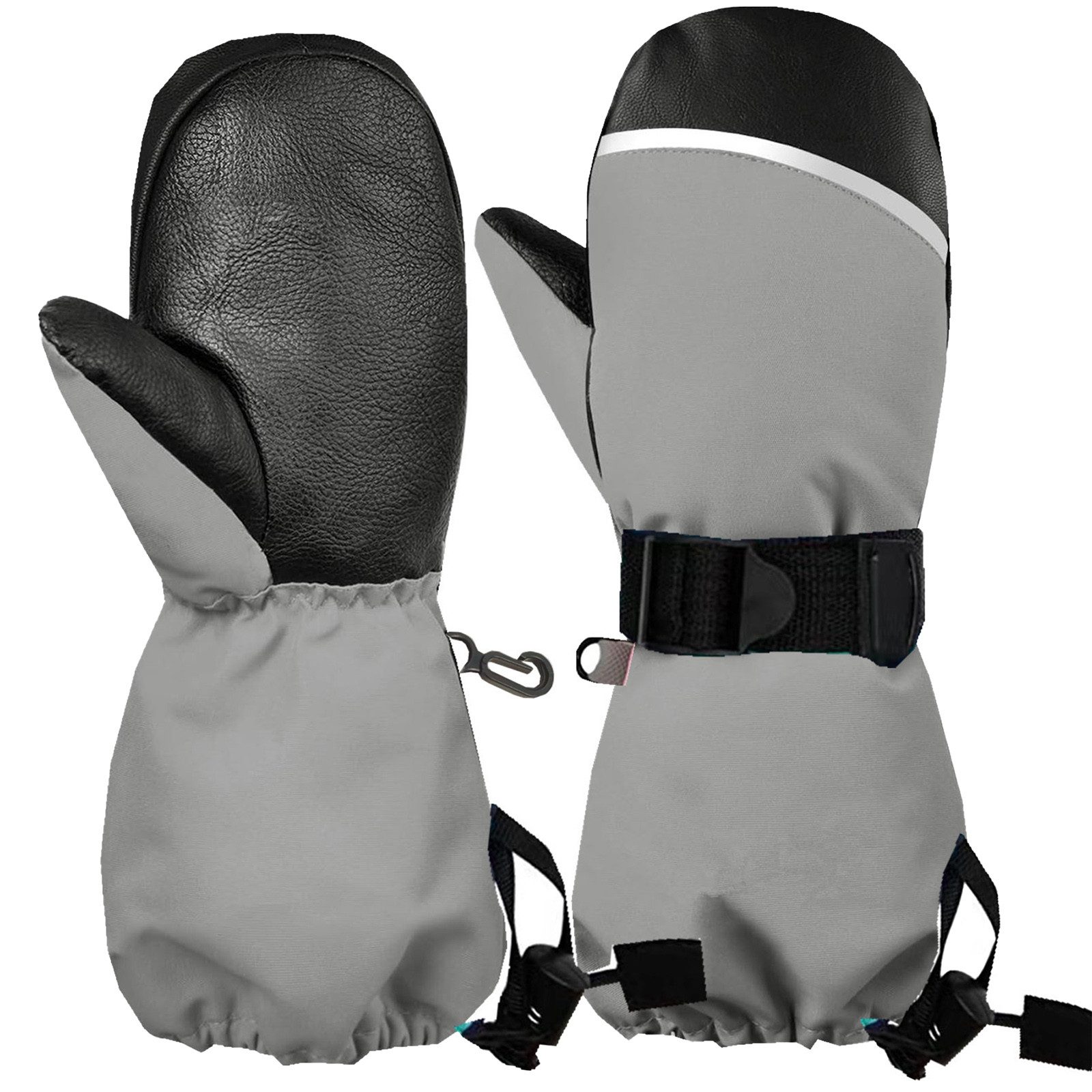 CALIYO Skihandschuhe Kinderhandschuhe, Wasserdicht Варежки, Перчатки Kinder Geeignet 1-7 Jahre Jungen Mädchen Winterhandschuhe