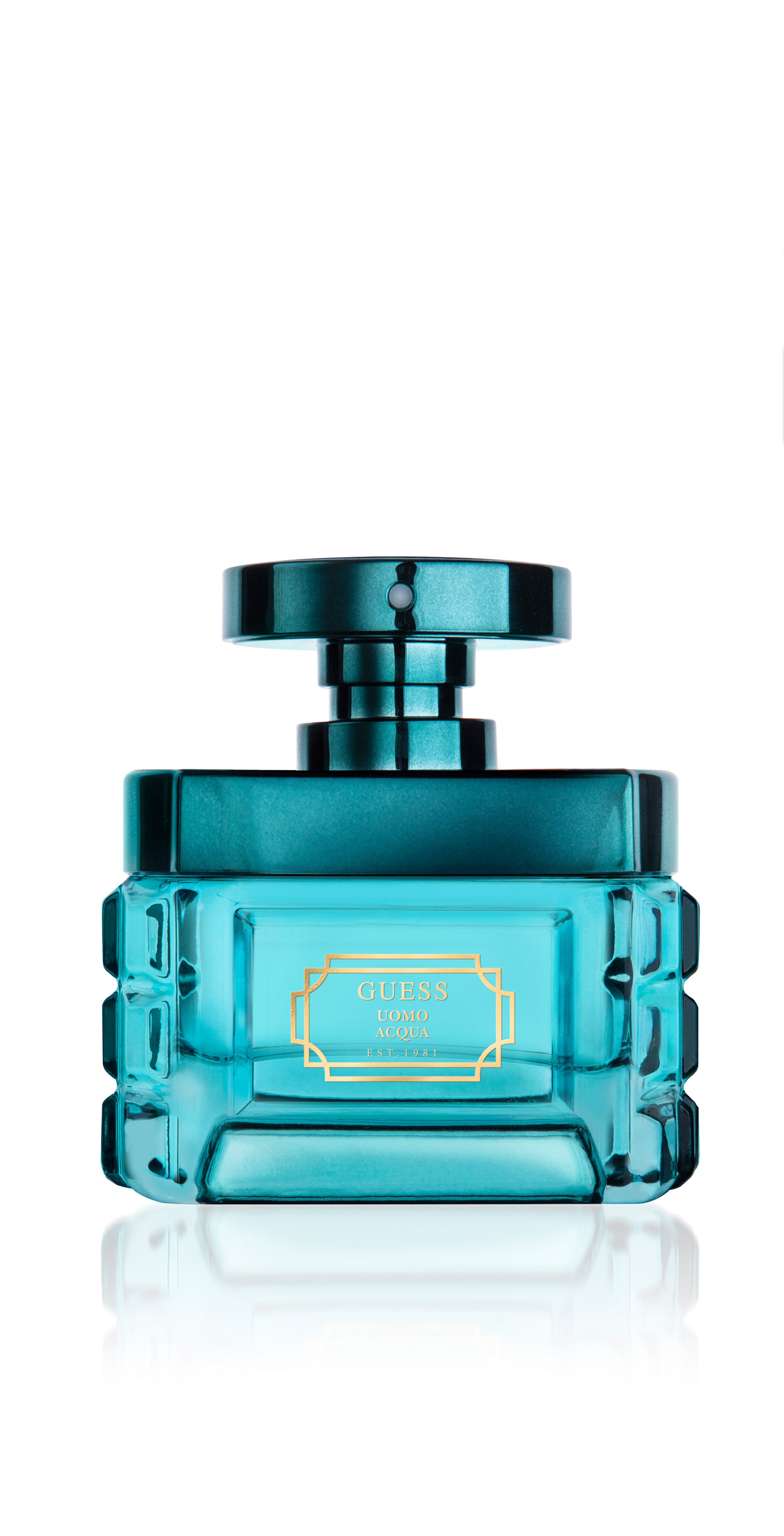 Guess Eau de Toilette UOMO ACQUA EDT, mit holzigem Duftcharakter