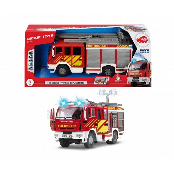 Dickie Toys Spielzeug-Auto 203717002 Iveco Fire Engine