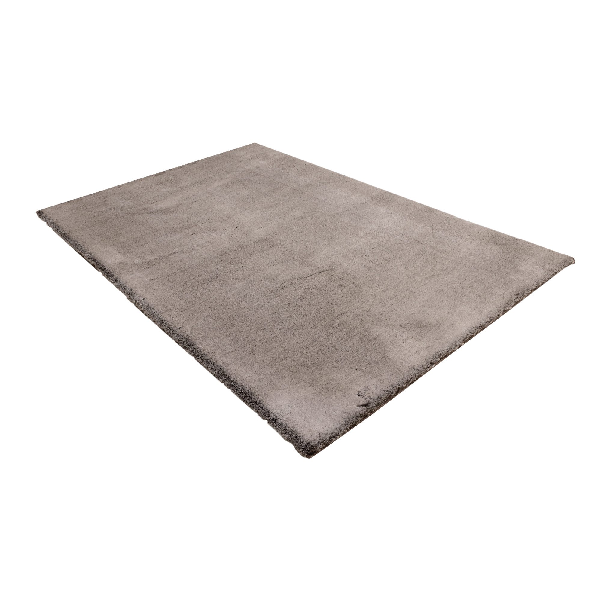 Kayoom Hochflor-Teppich Luxe 525, rechteckig, Höhe: 45 mm, Hochflor, Kaninchenfell Haptik, Schlafzimmer