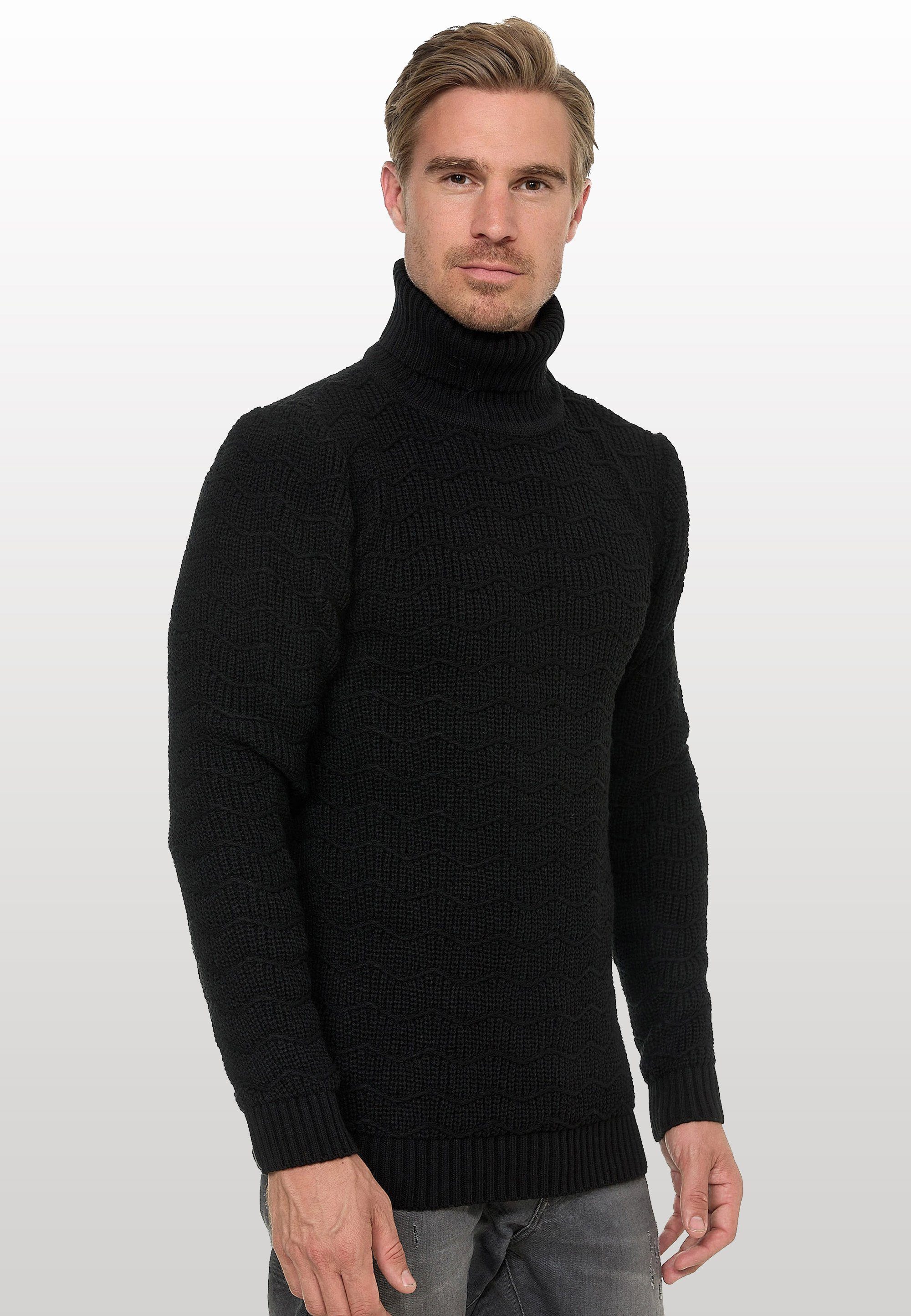 Rusty Neal Rollkragenpullover im angesagten Design günstig online kaufen