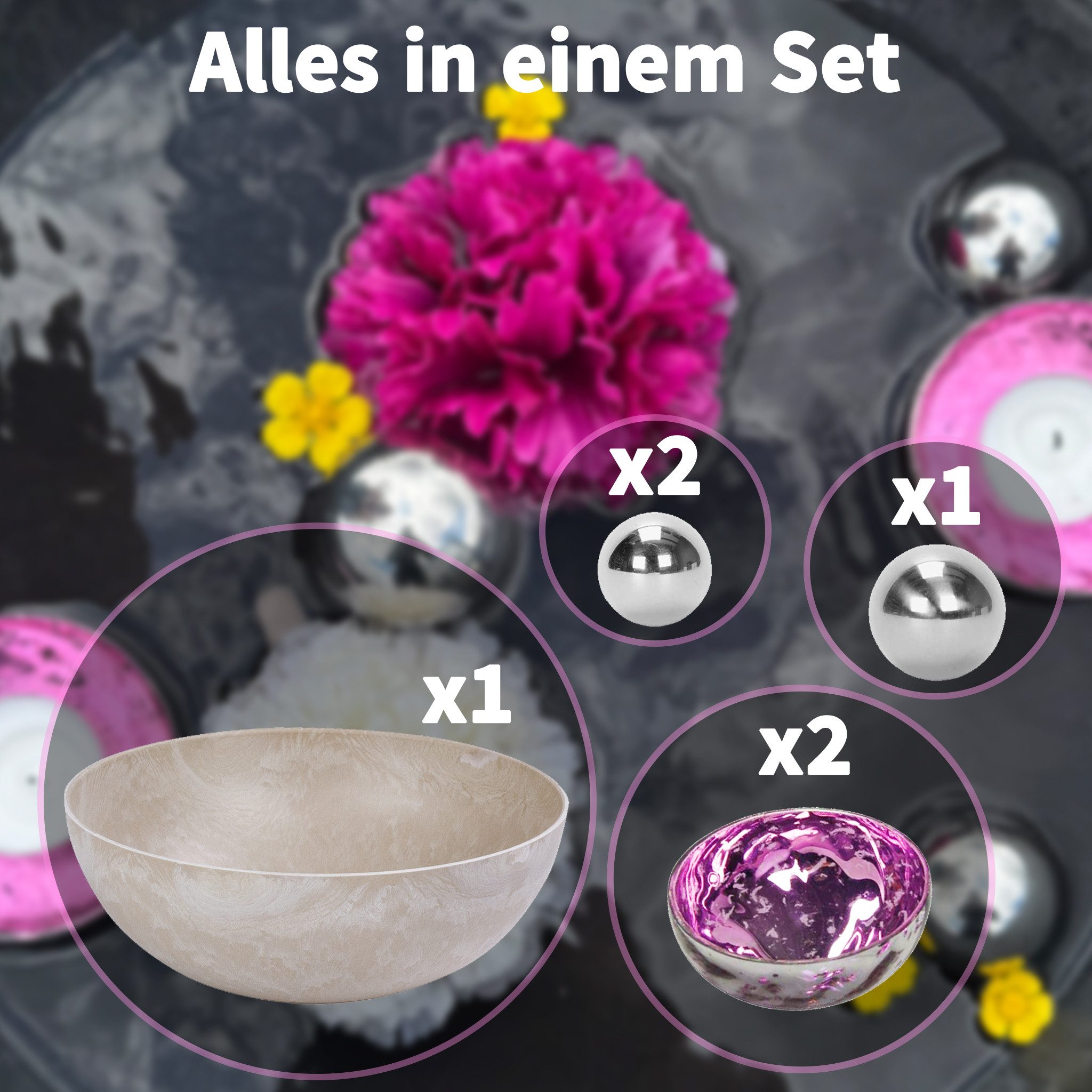matches21 HOME & HOBBY Wasserspiel Miniteich günstig online kaufen