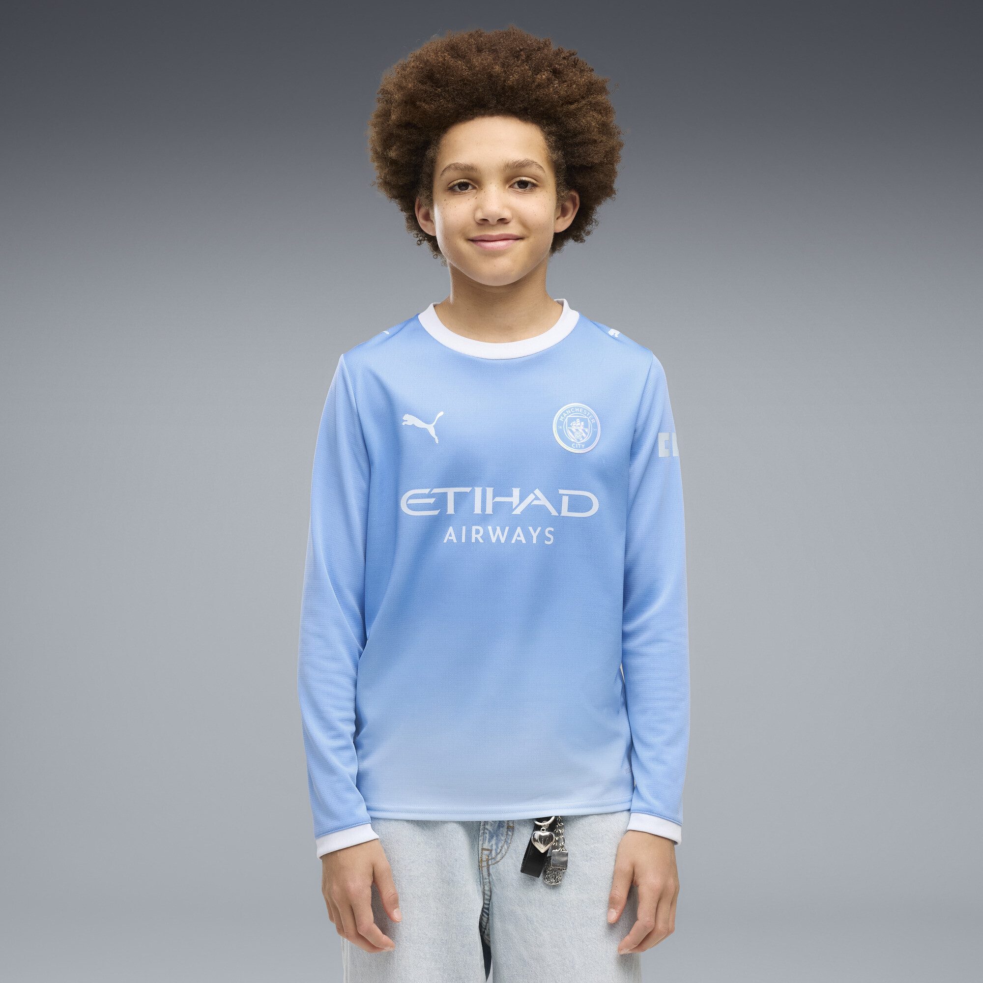PUMA Trainingsshirt Manchester City 26/27 Langarm-Heimtrikot Jugendliche