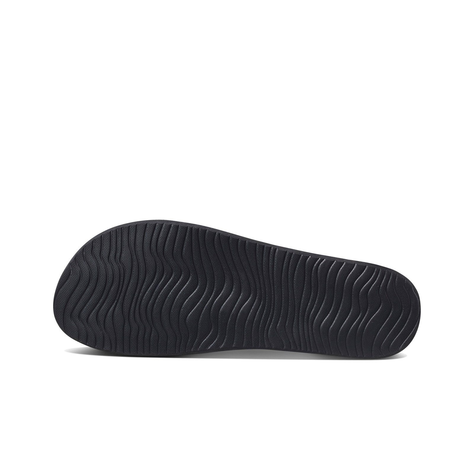 EVA (1-tlg) Fußbett Court geformtes Anatomisch Reef Black Zehentrenner Sandale leichtes Fußbett, Zehentrenner Cushion