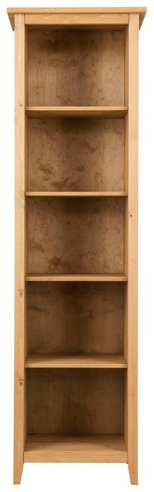 Lüttenhütt Standregal Solvita, Bücherregal Regal Höhe 200 cm Kiefer massiv